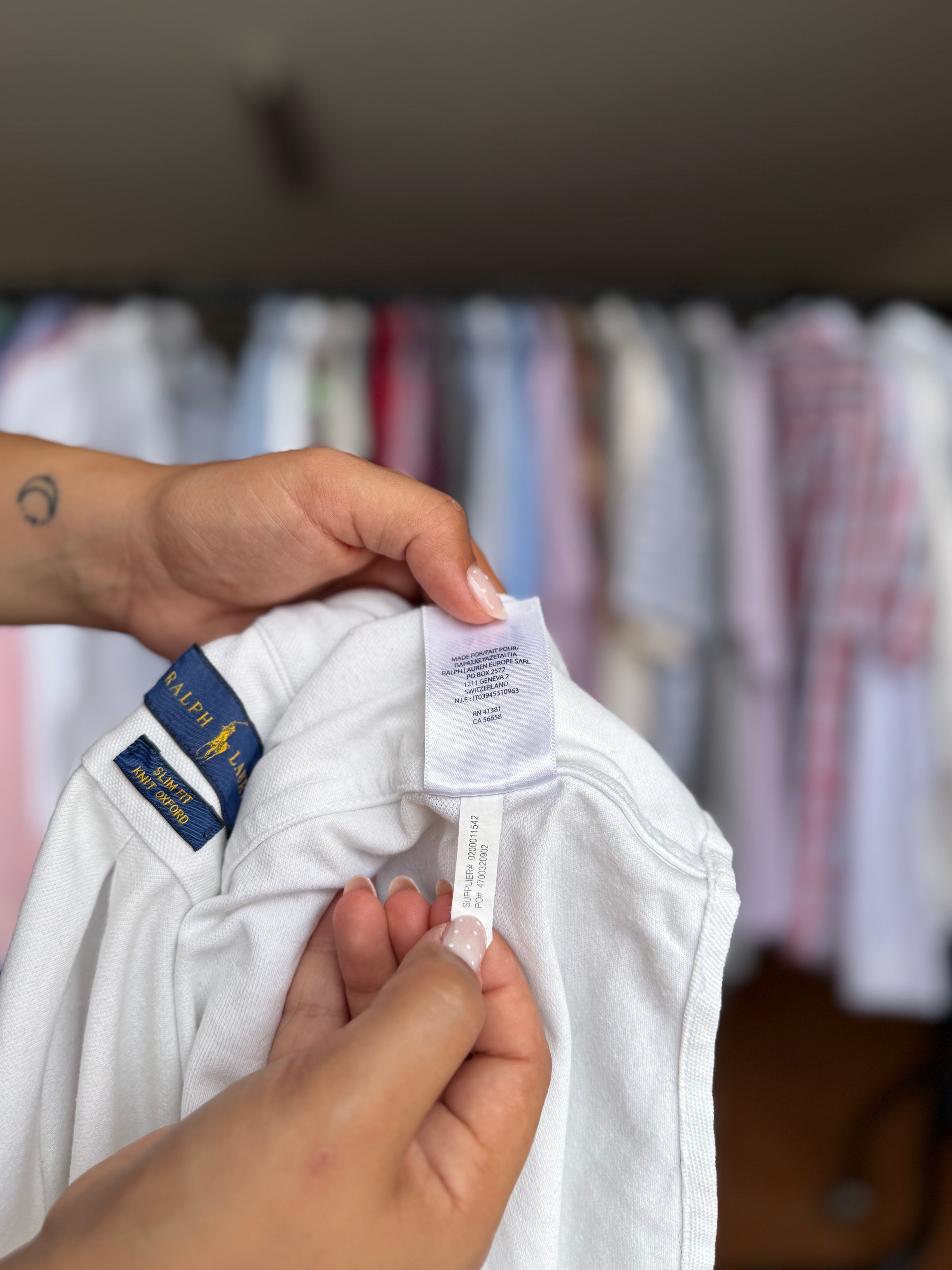 Camisa Ralph Lauren 100% Algodão - Tamanho S