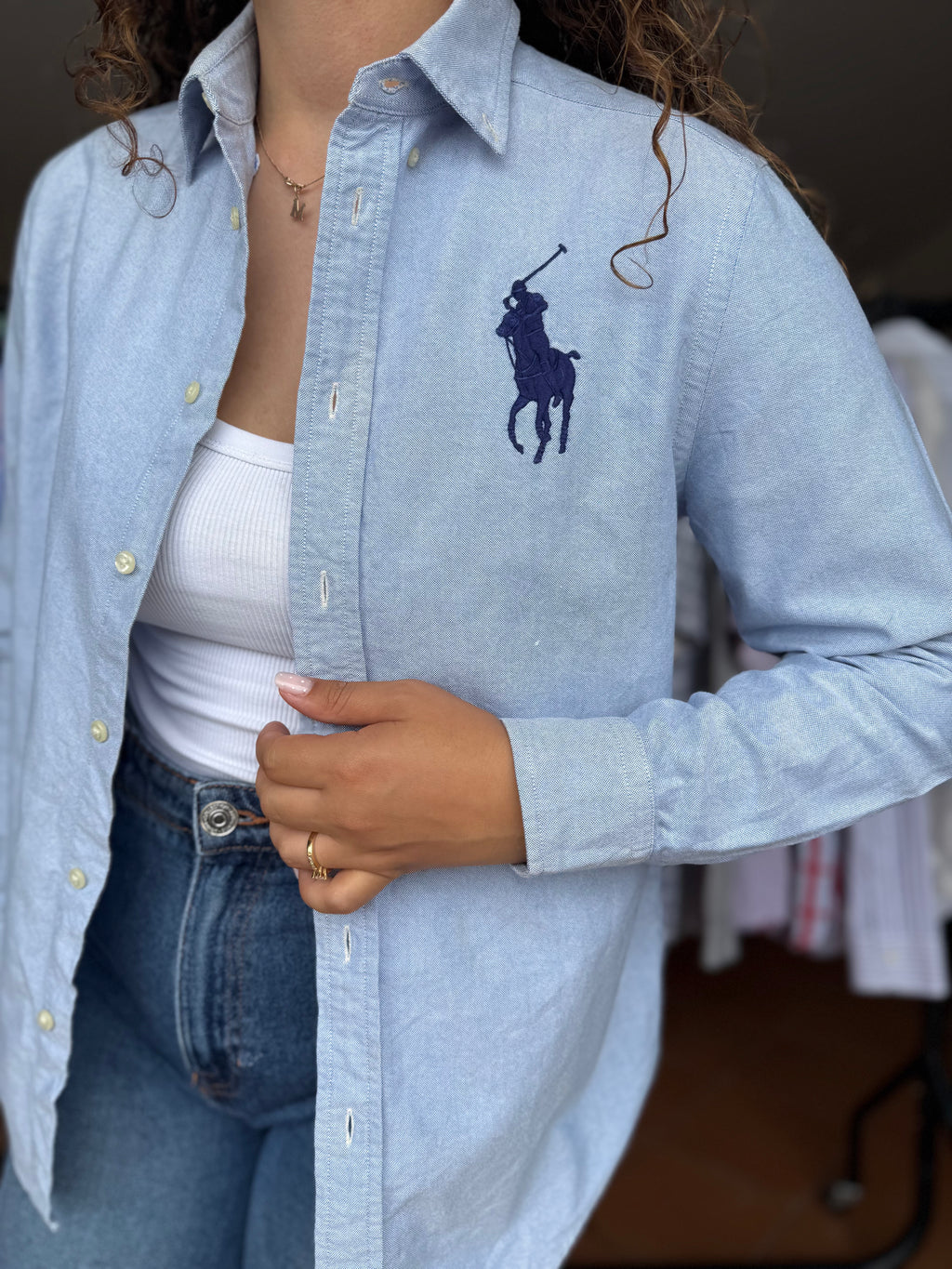 Camisa Ralph Lauren 100% Algodão - Tamanho M