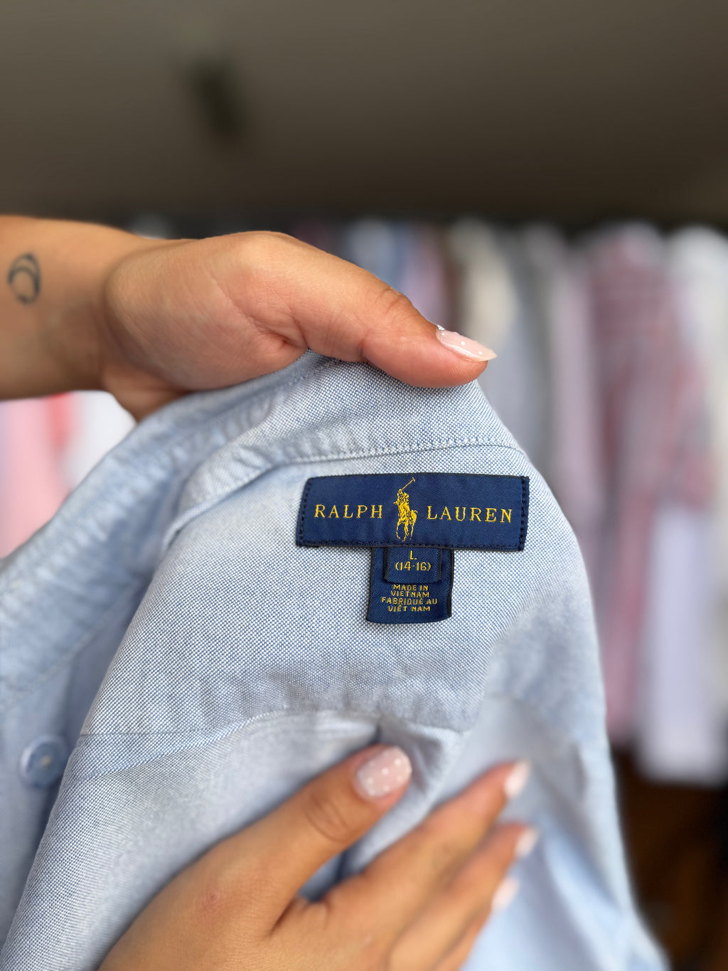 Camisa Ralph Lauren 100% Algodão - Tamanho M