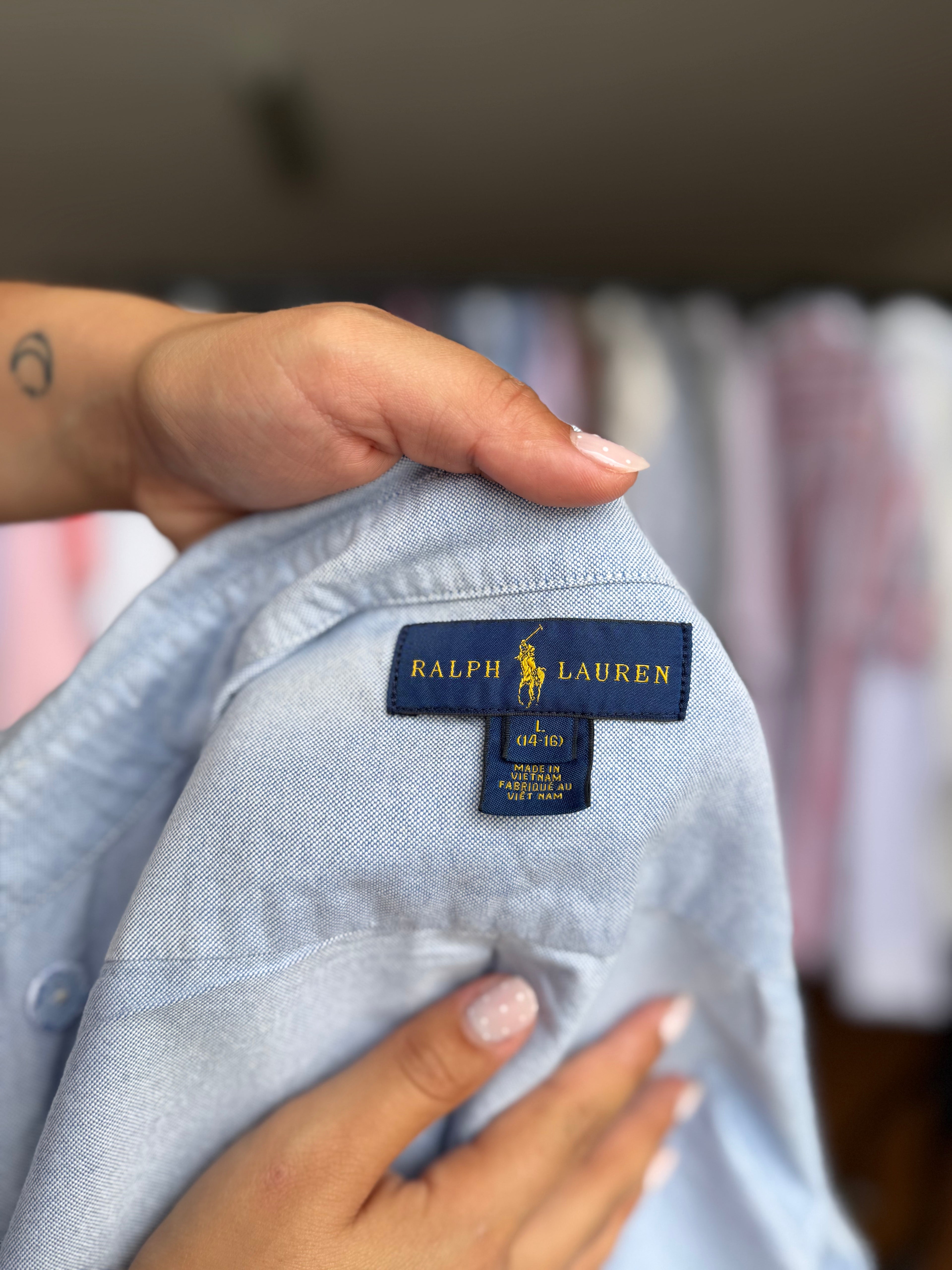 Camisa Ralph Lauren 100% Algodão - Tamanho M