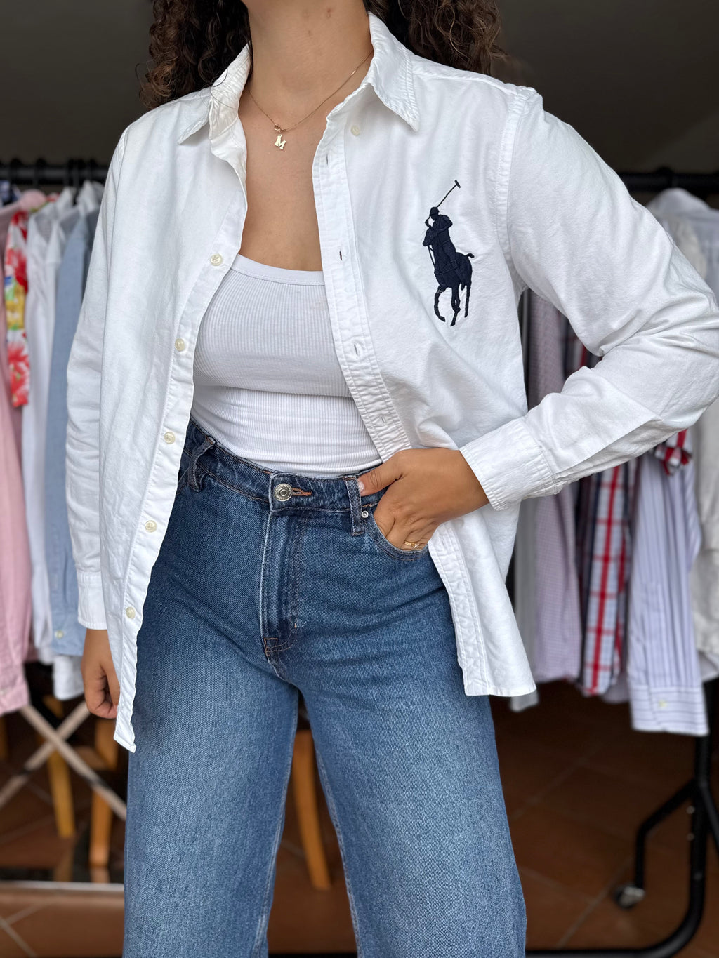 Camisa Ralph Lauren 100% Algodão - Tamanho M