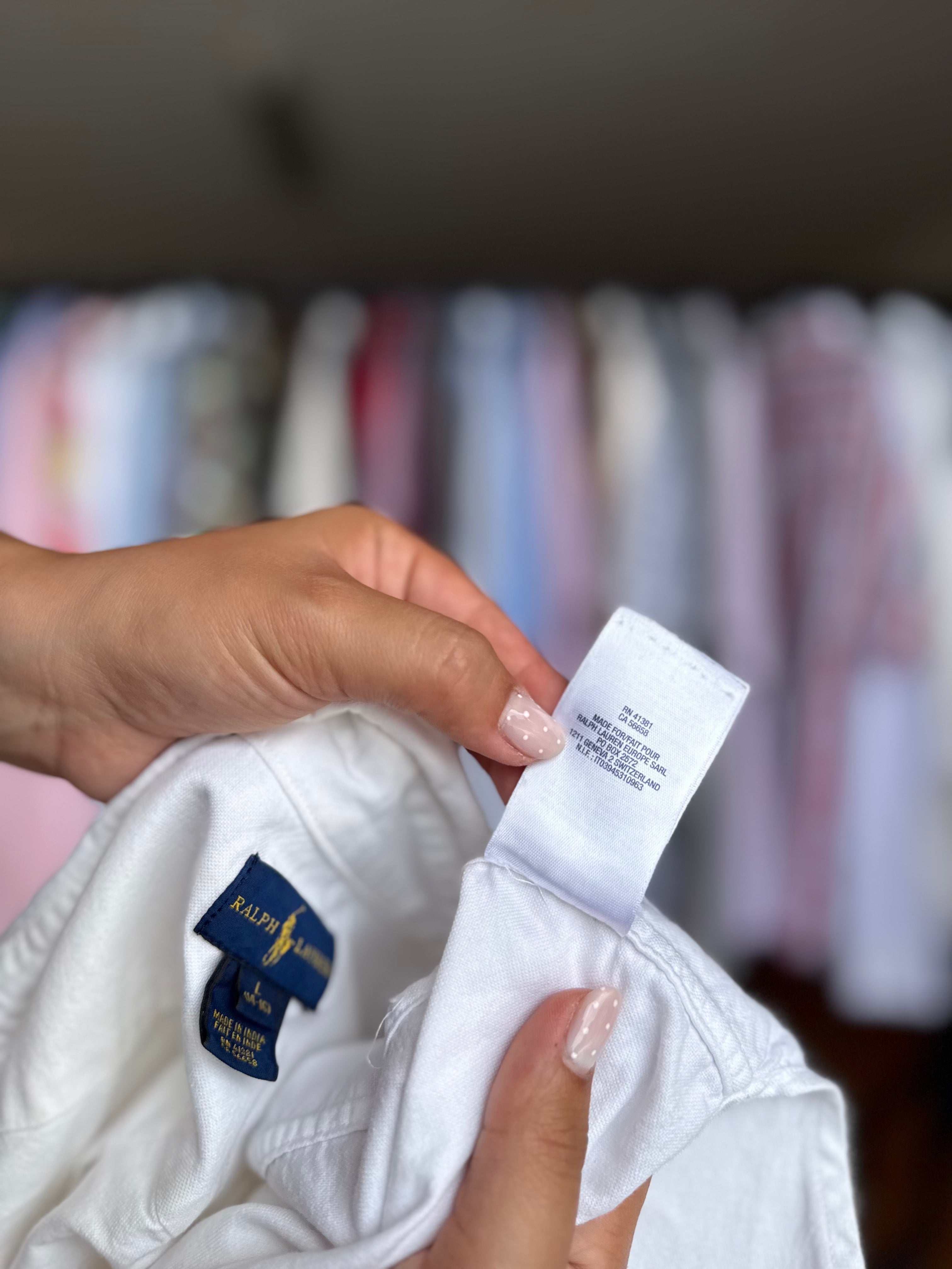 Camisa Ralph Lauren 100% Algodão - Tamanho M