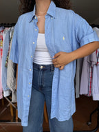Camisa Polo Ralph Lauren 100% Linho - Tamanho L