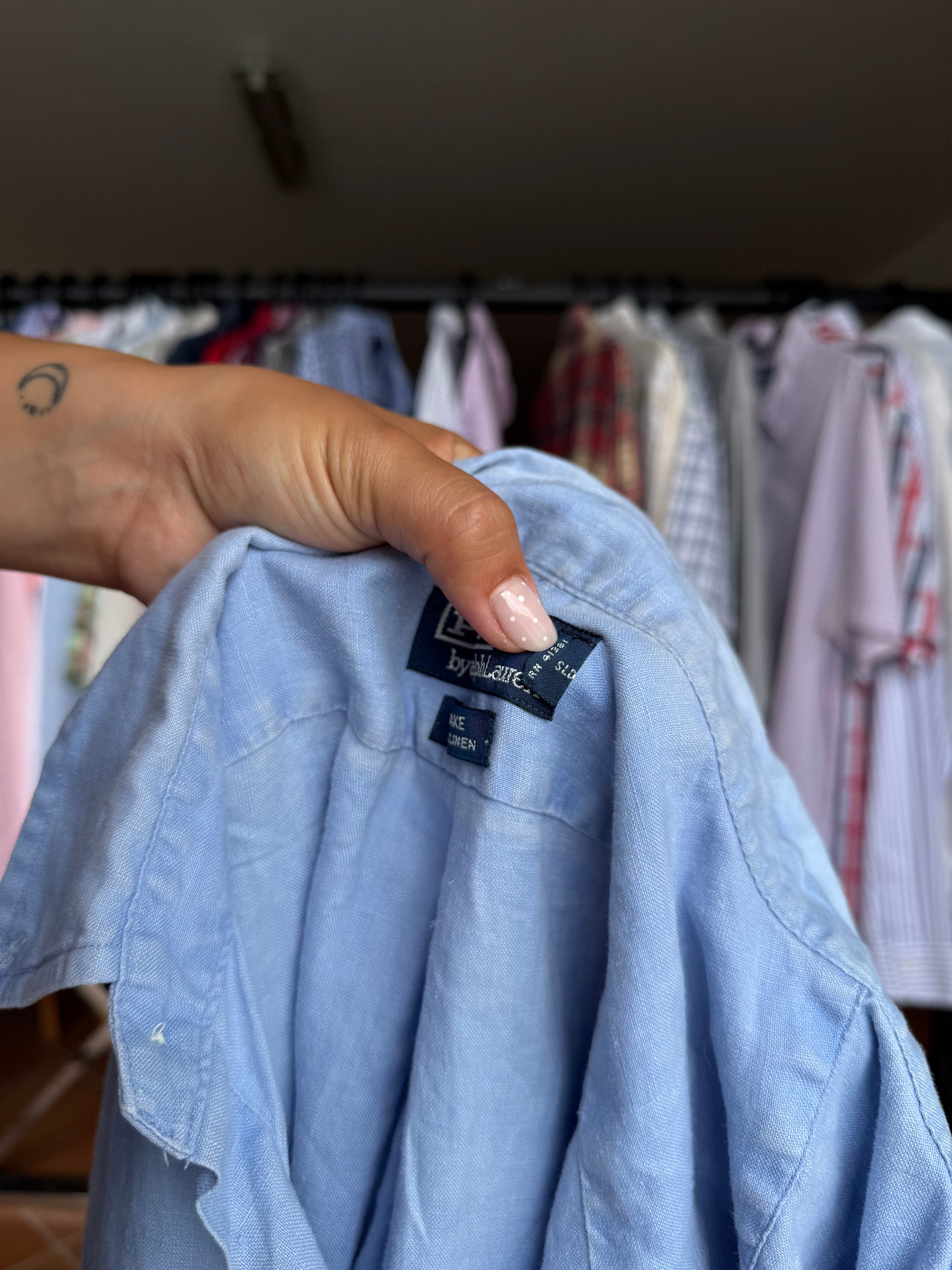 Camisa Polo Ralph Lauren 100% Linho - Tamanho L