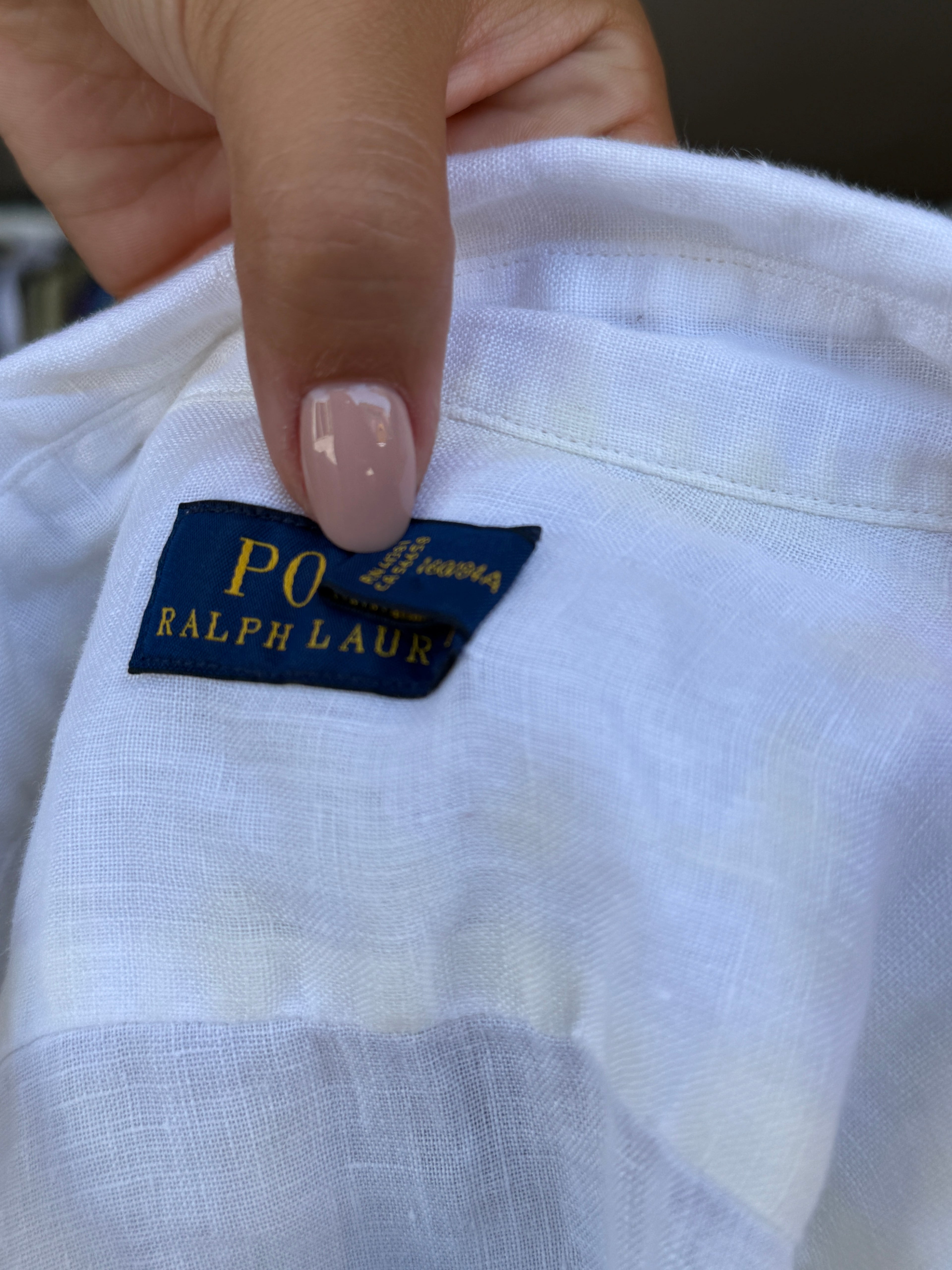 Camisa Polo Ralph Lauren 100% Linho - Tamanho S
