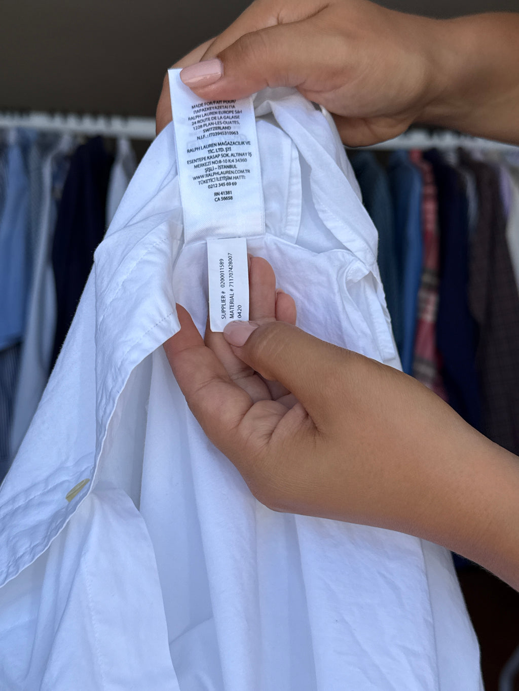 Camisa Ralph Lauren 100% Algodão - Tamanho XL