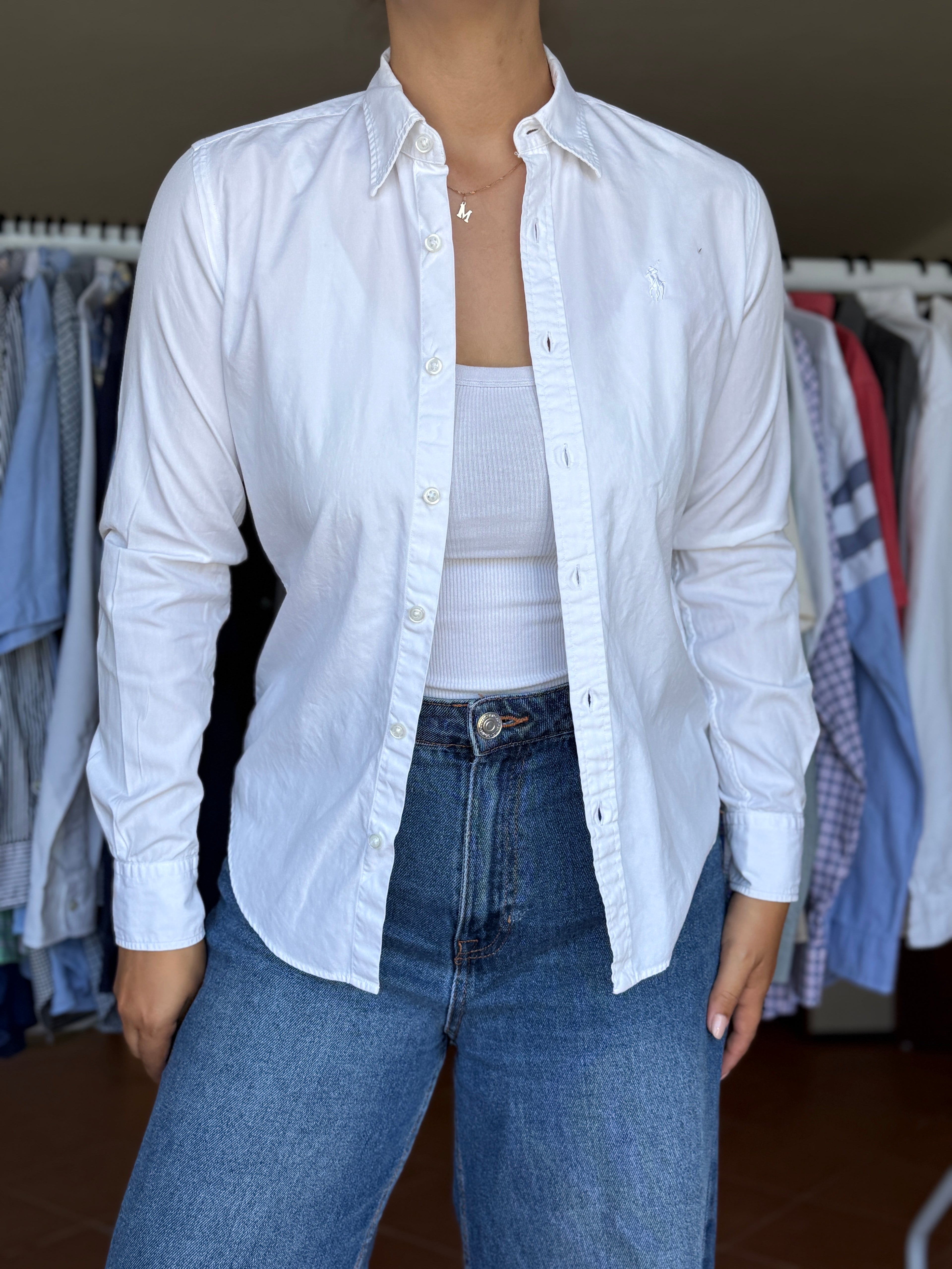 Camisa Ralph Lauren 100% Algodão - Tamanho S/M