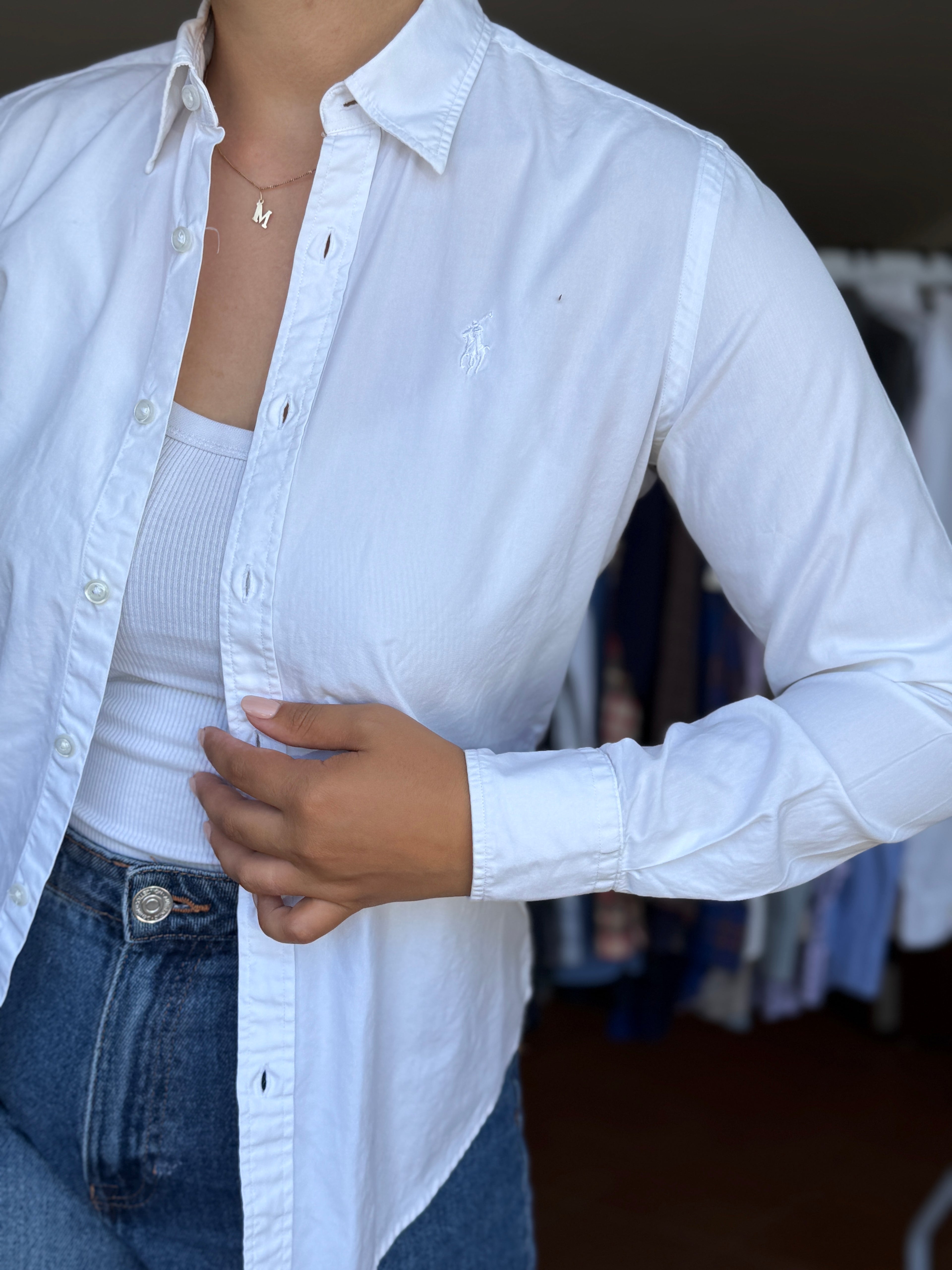 Camisa Ralph Lauren 100% Algodão - Tamanho S/M