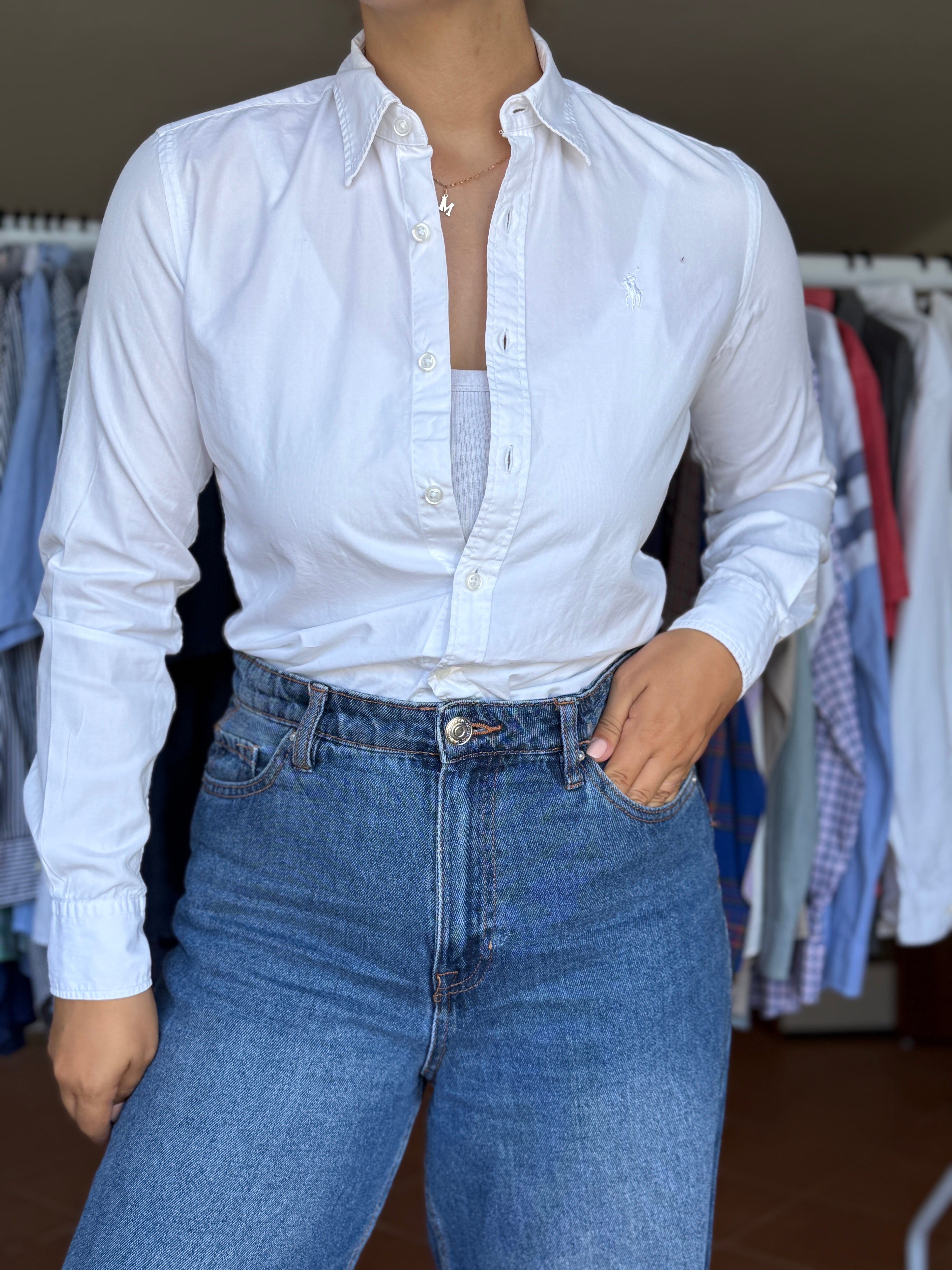 Camisa Ralph Lauren 100% Algodão - Tamanho S/M