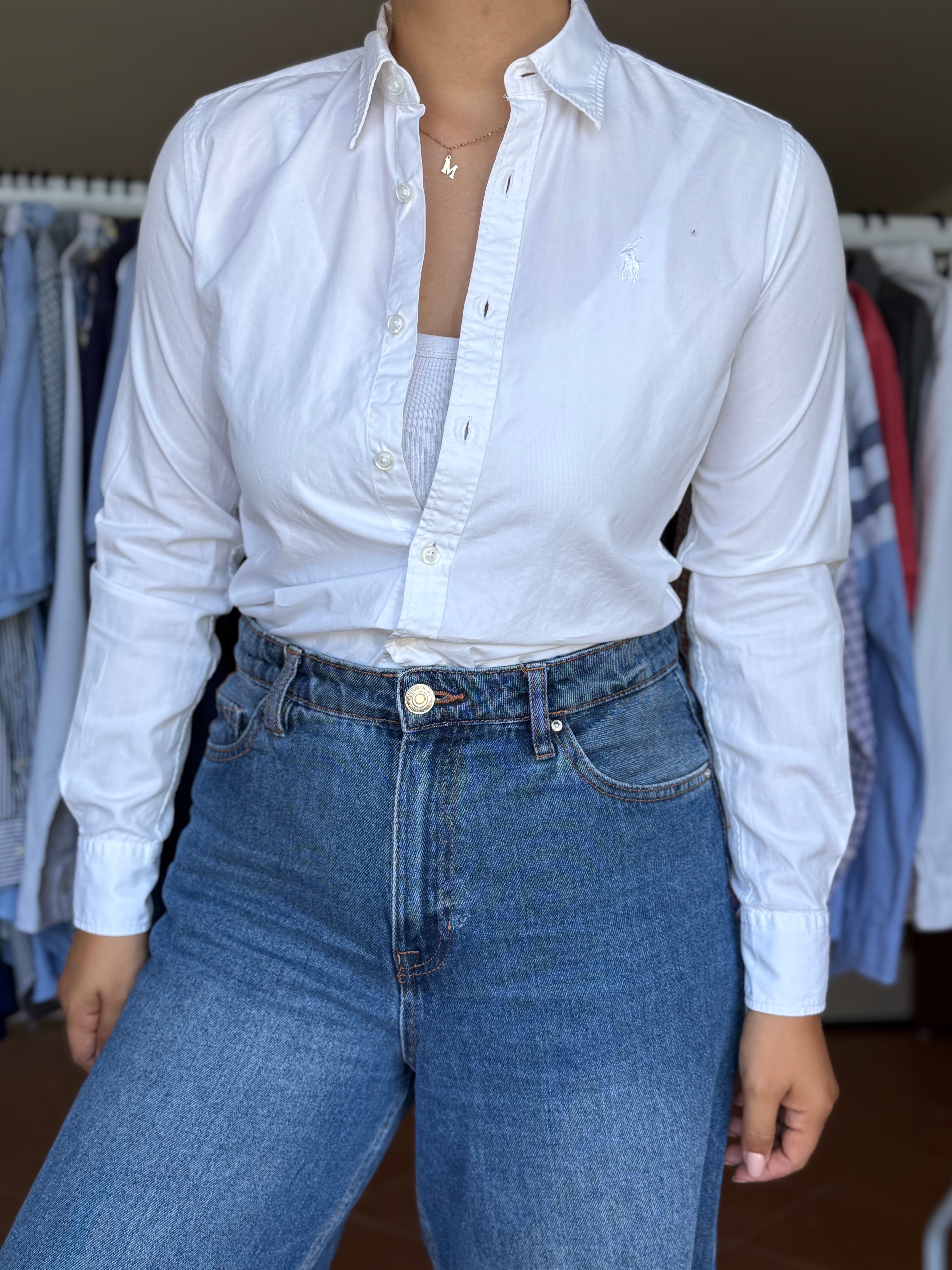Camisa Ralph Lauren 100% Algodão - Tamanho S/M