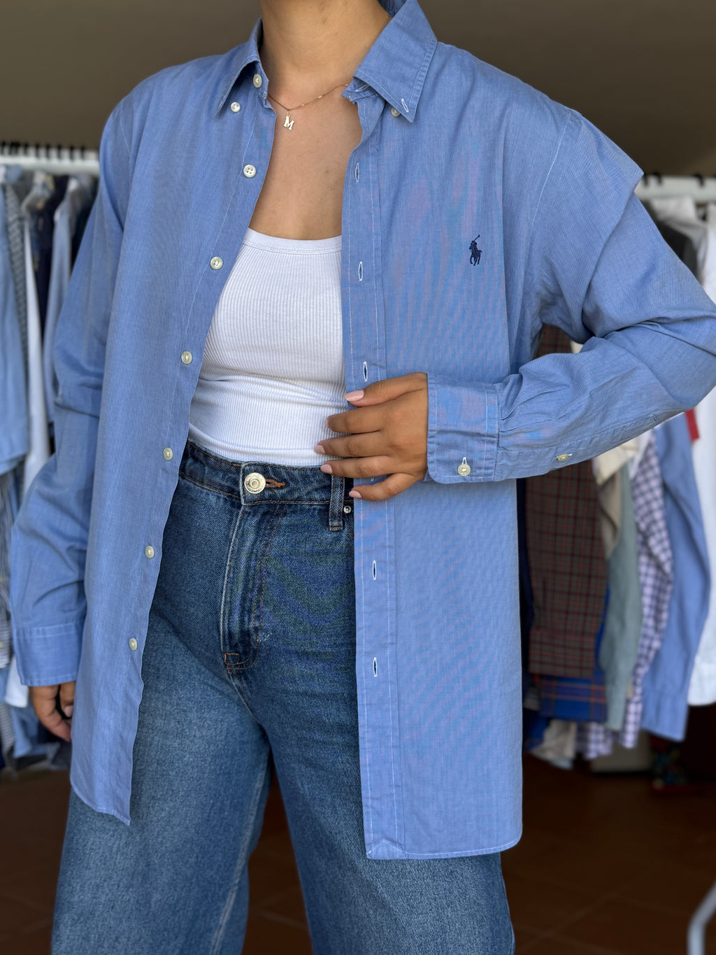 Camisa Ralph Lauren 100% Algodão - Tamanho M