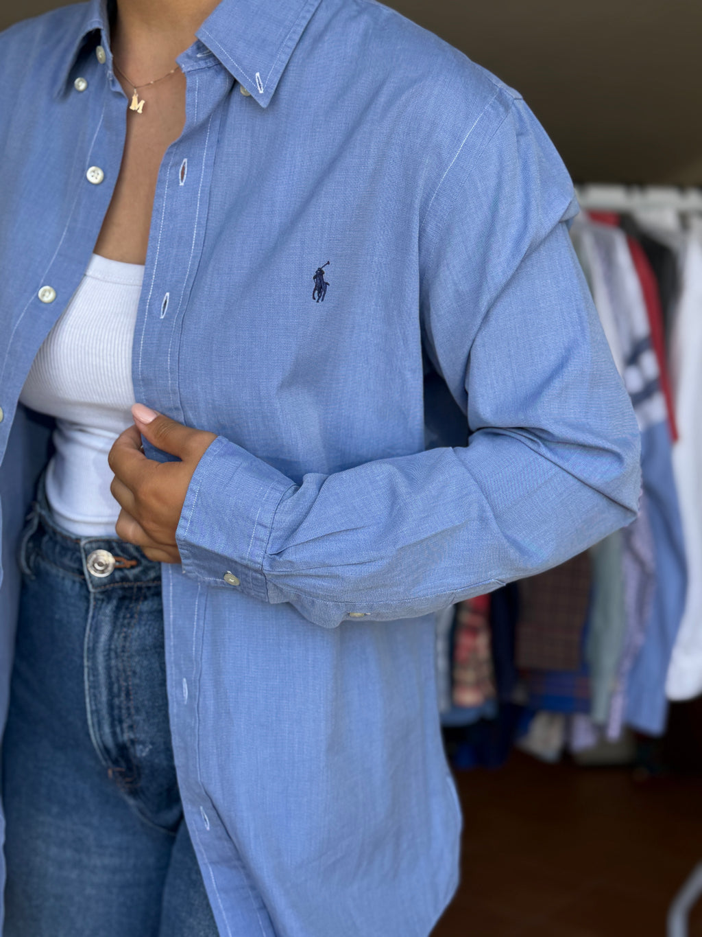 Camisa Ralph Lauren 100% Algodão - Tamanho M