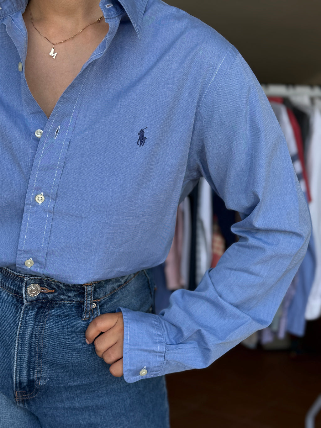 Camisa Ralph Lauren 100% Algodão - Tamanho M