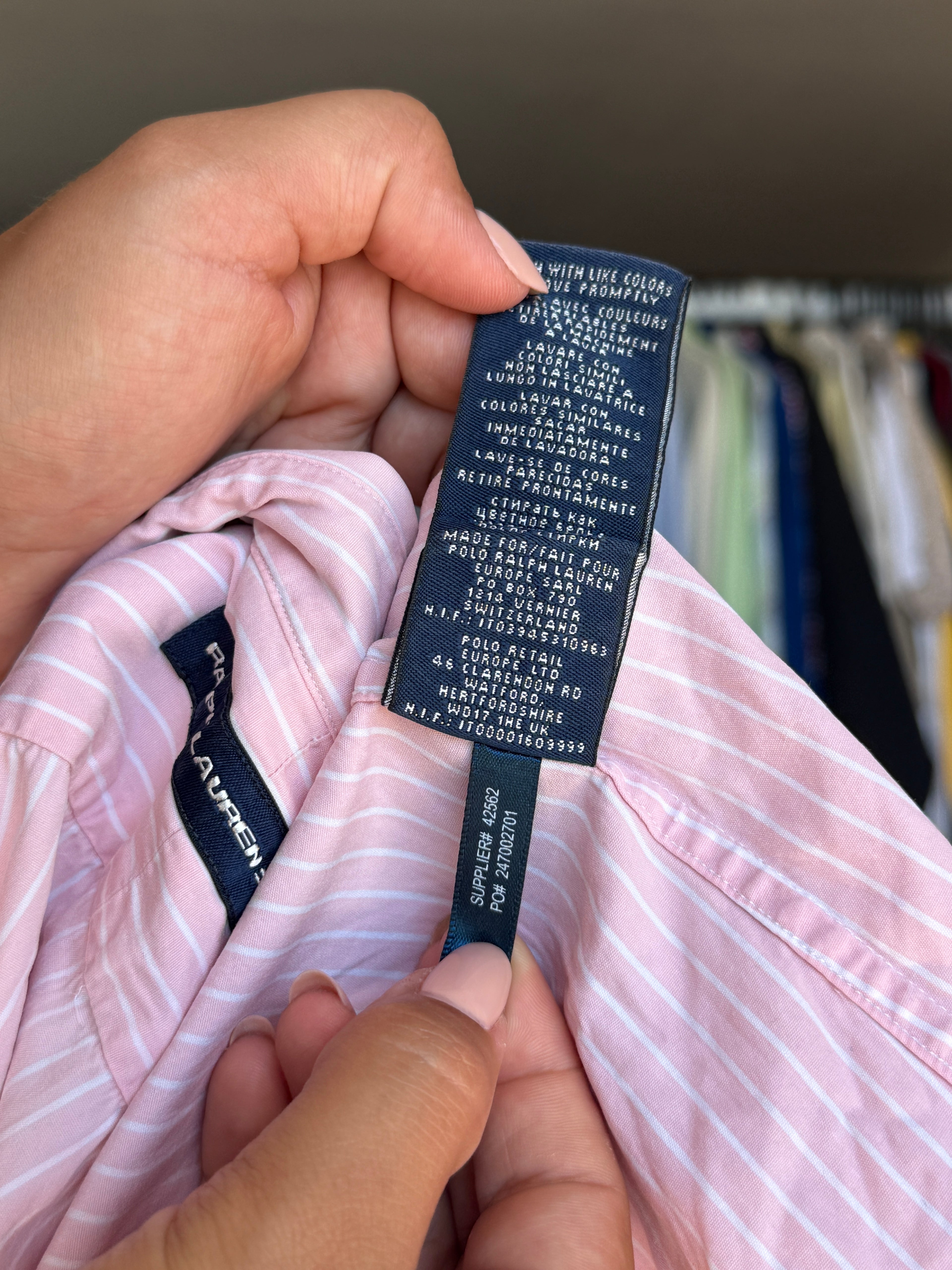 Camisa Ralph Lauren 100% Algodão - Tamanho M