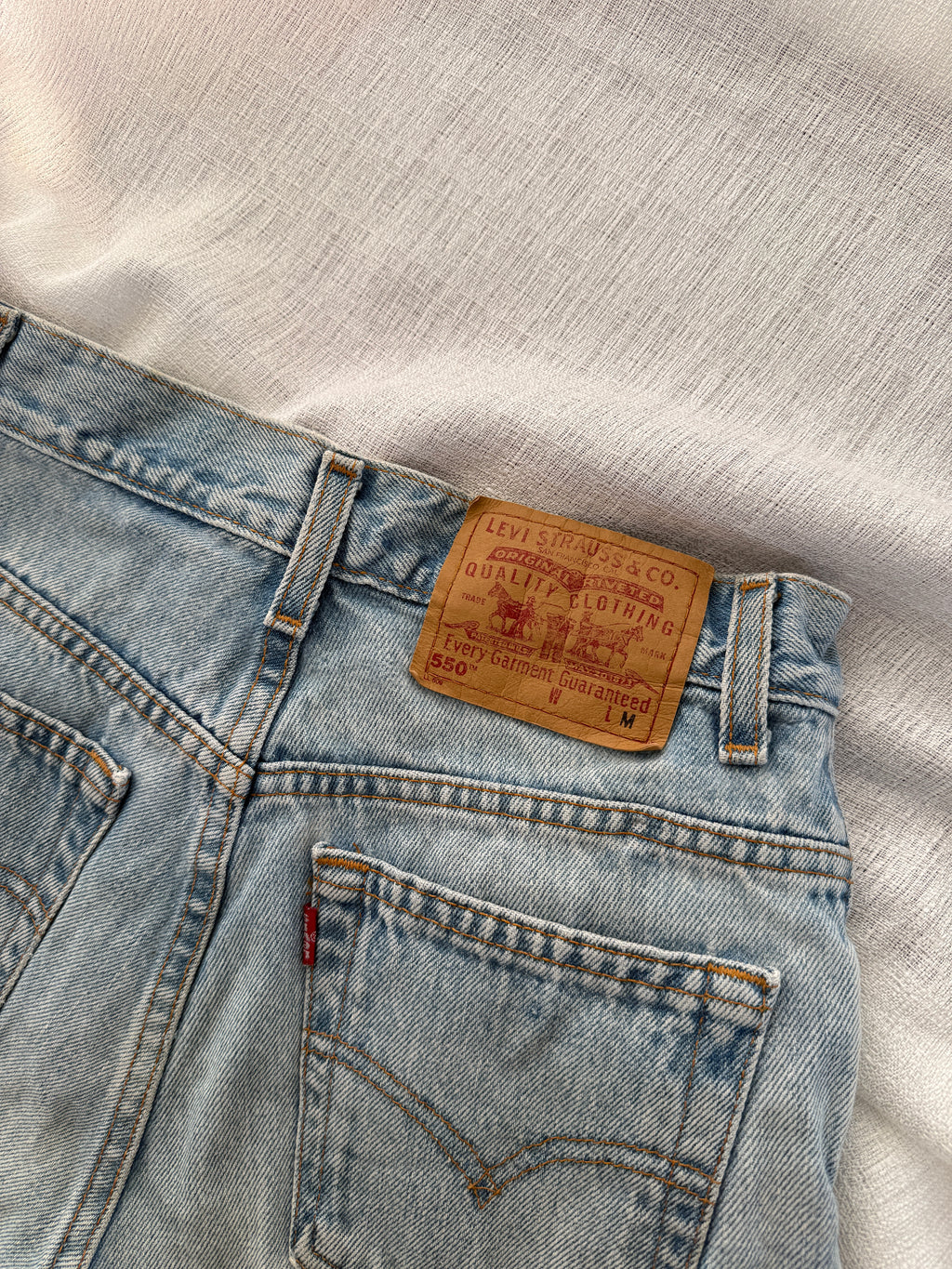 Calções Vintage Levi's 550
