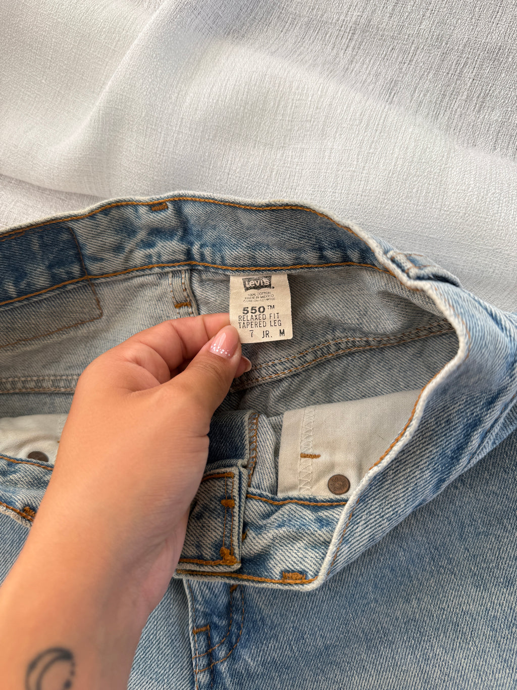 Calções Vintage Levi's 550