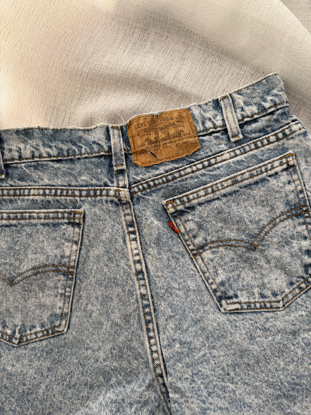 Calções Vintage Levi's orange tab W34