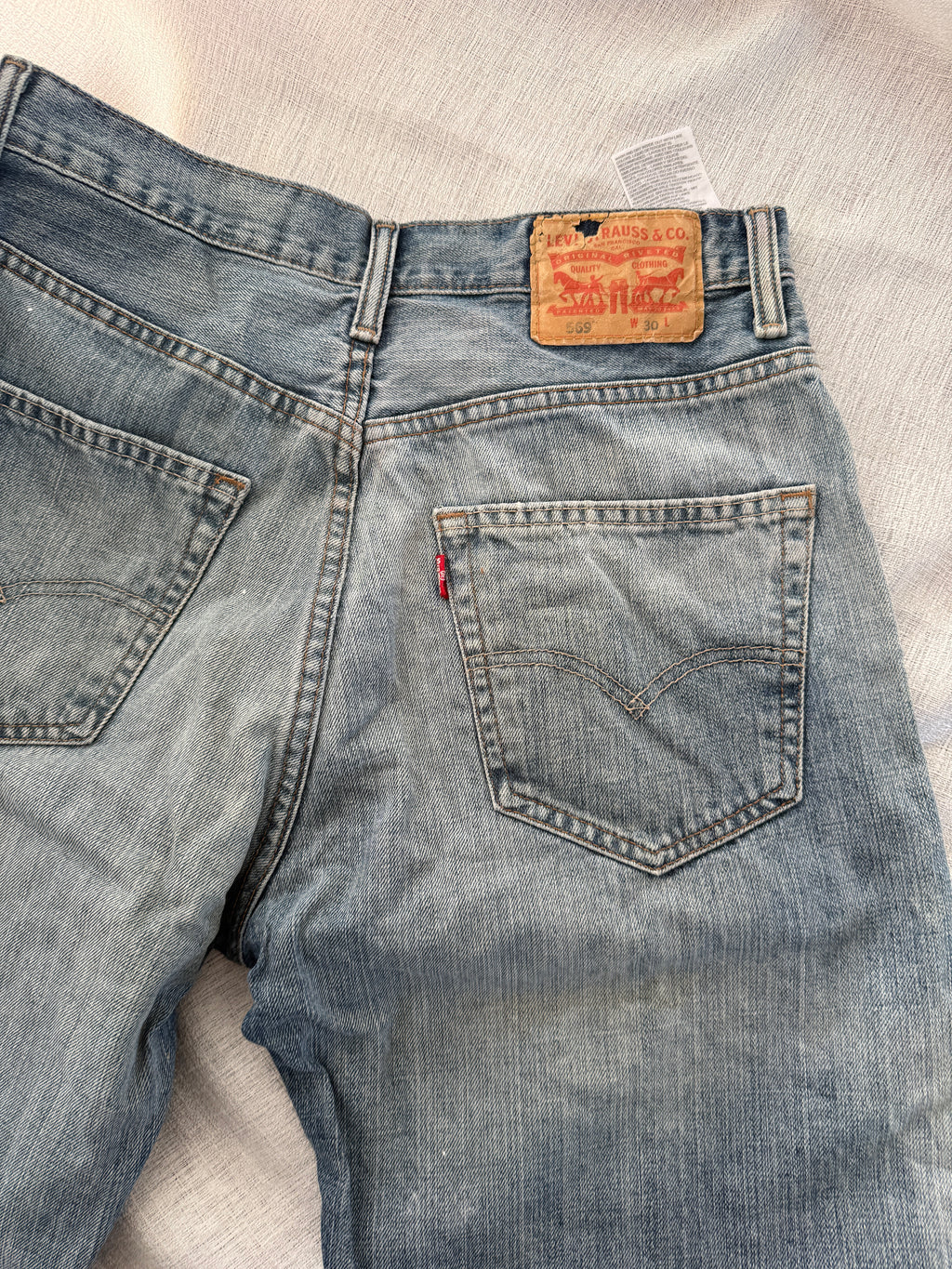 Calções Vintage Levi's 569 W30