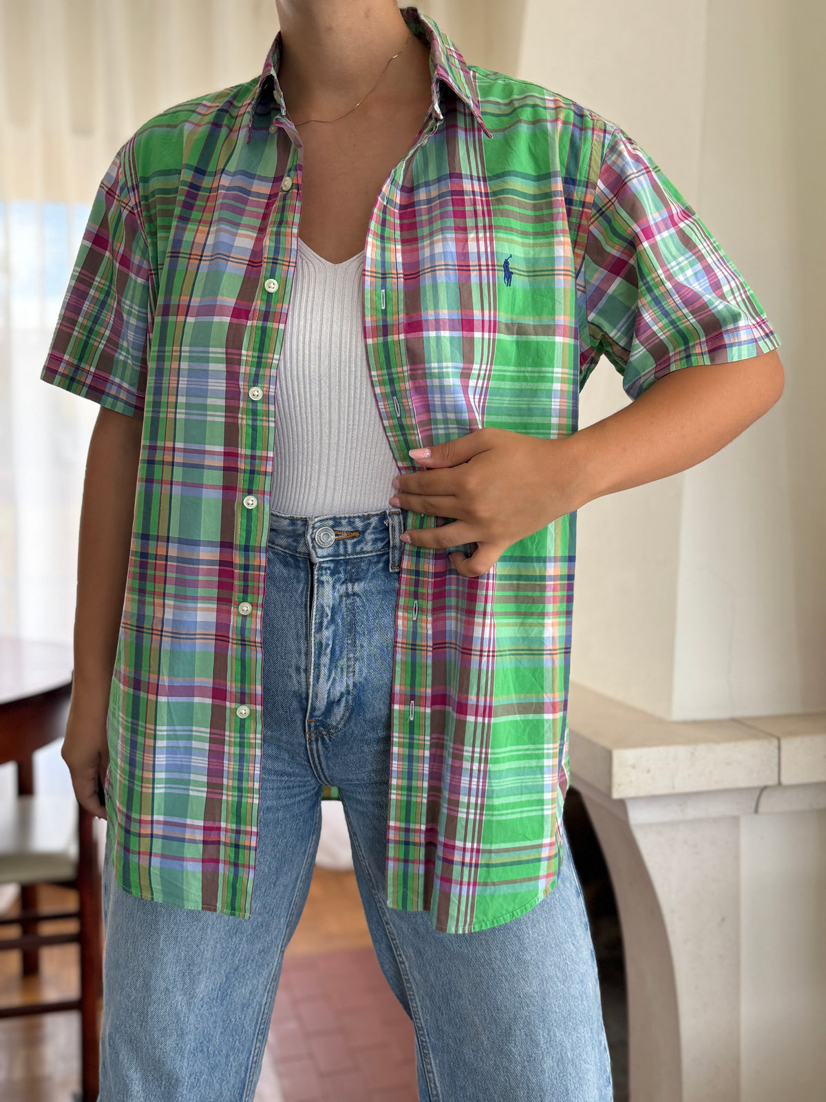Camisa Ralph Lauren 100% Algodão - Tamanho M