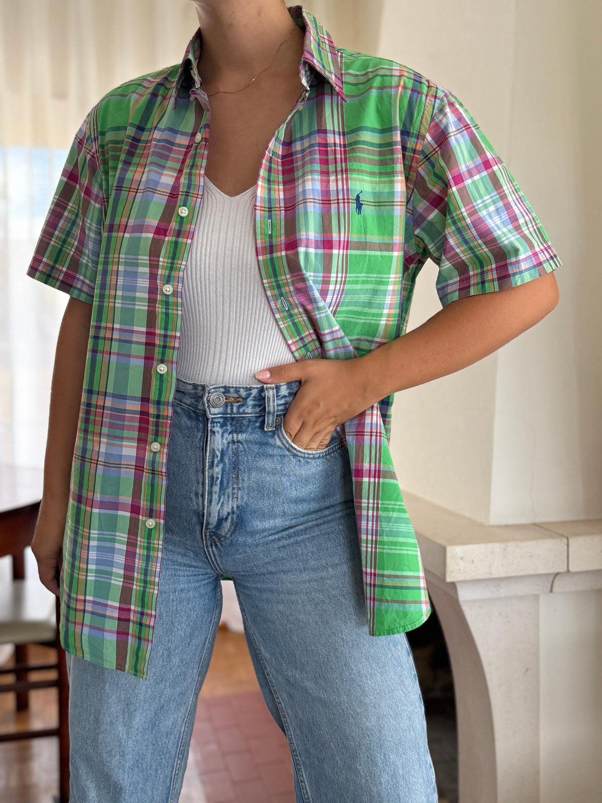Camisa Ralph Lauren 100% Algodão - Tamanho M