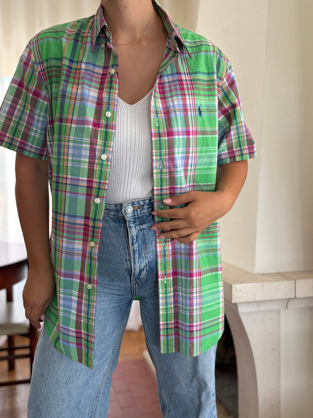 Camisa Ralph Lauren 100% Algodão - Tamanho M