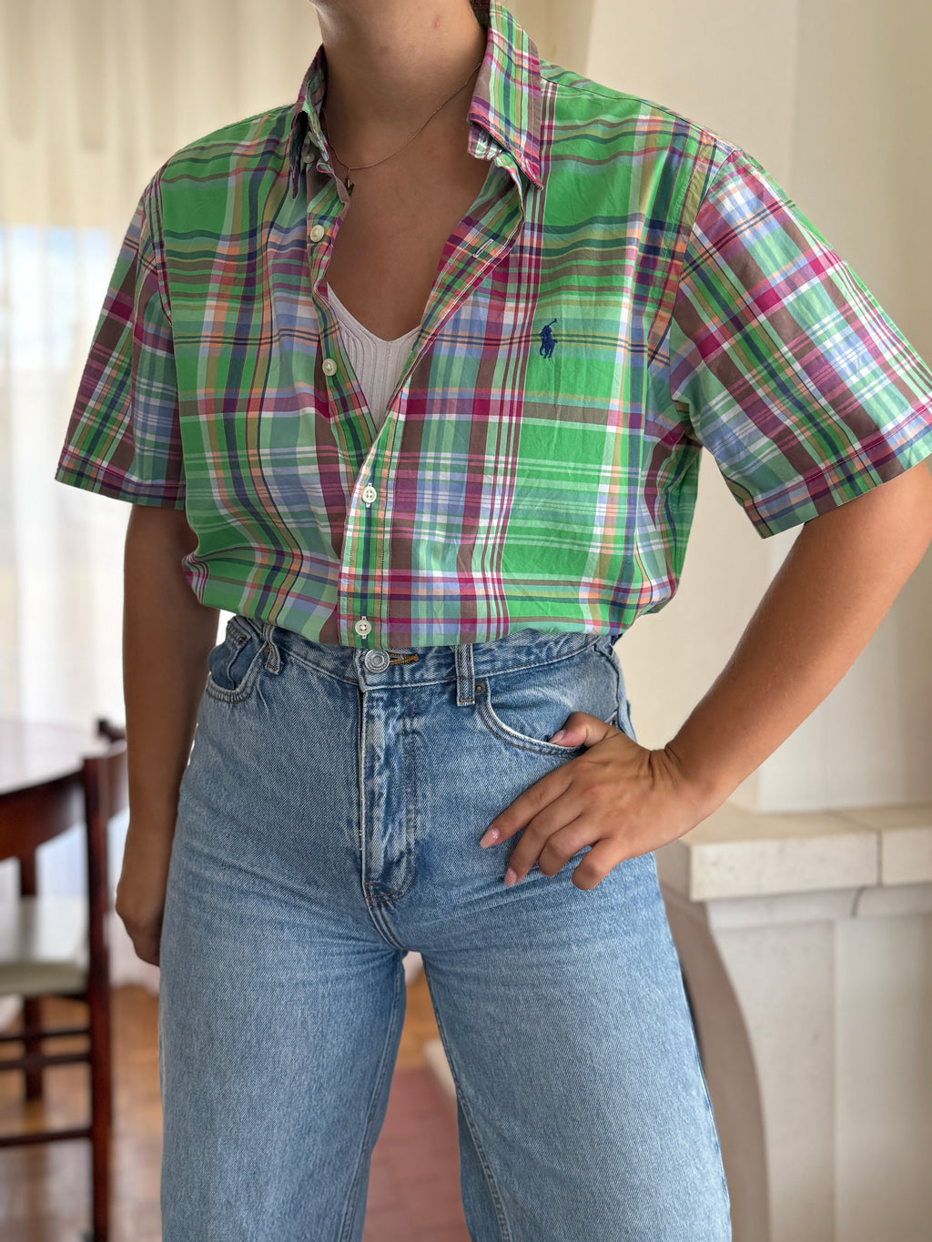 Camisa Ralph Lauren 100% Algodão - Tamanho M