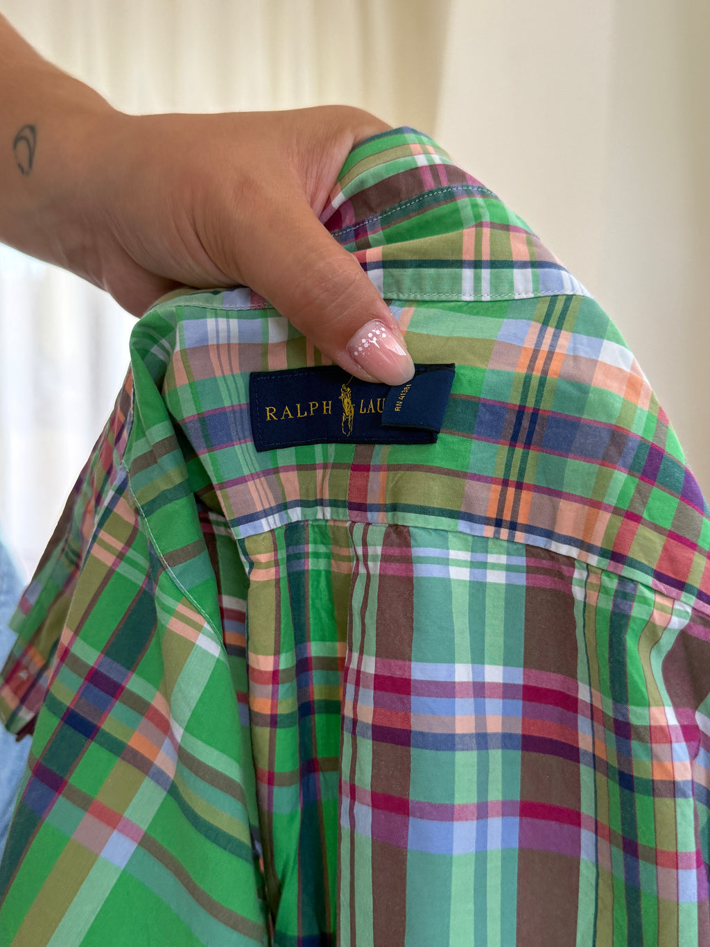 Camisa Ralph Lauren 100% Algodão - Tamanho M