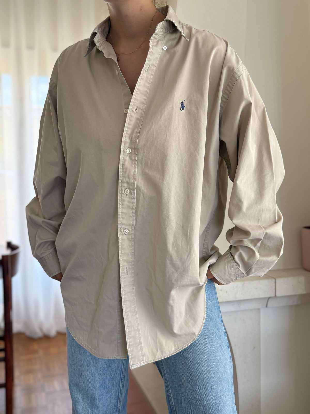 Camisa Ralph Lauren 100% Algodão - Tamanho L