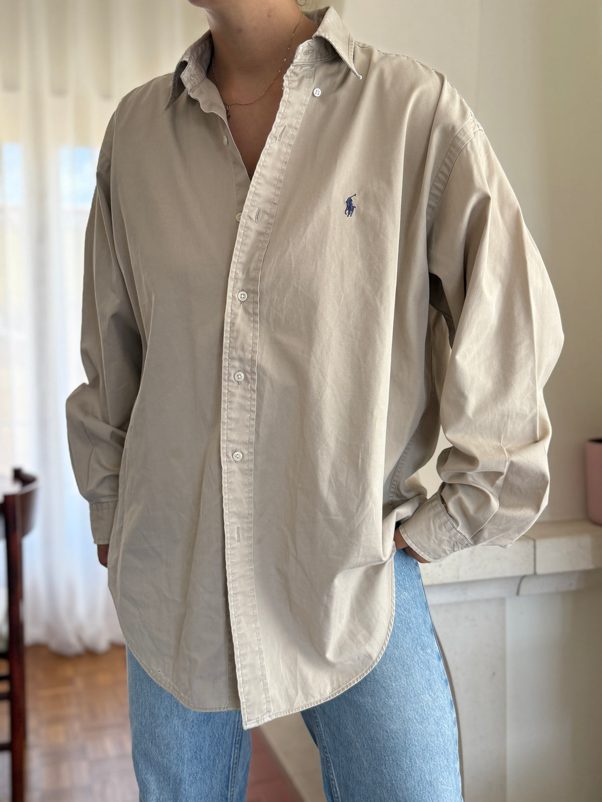 Camisa Ralph Lauren 100% Algodão - Tamanho L