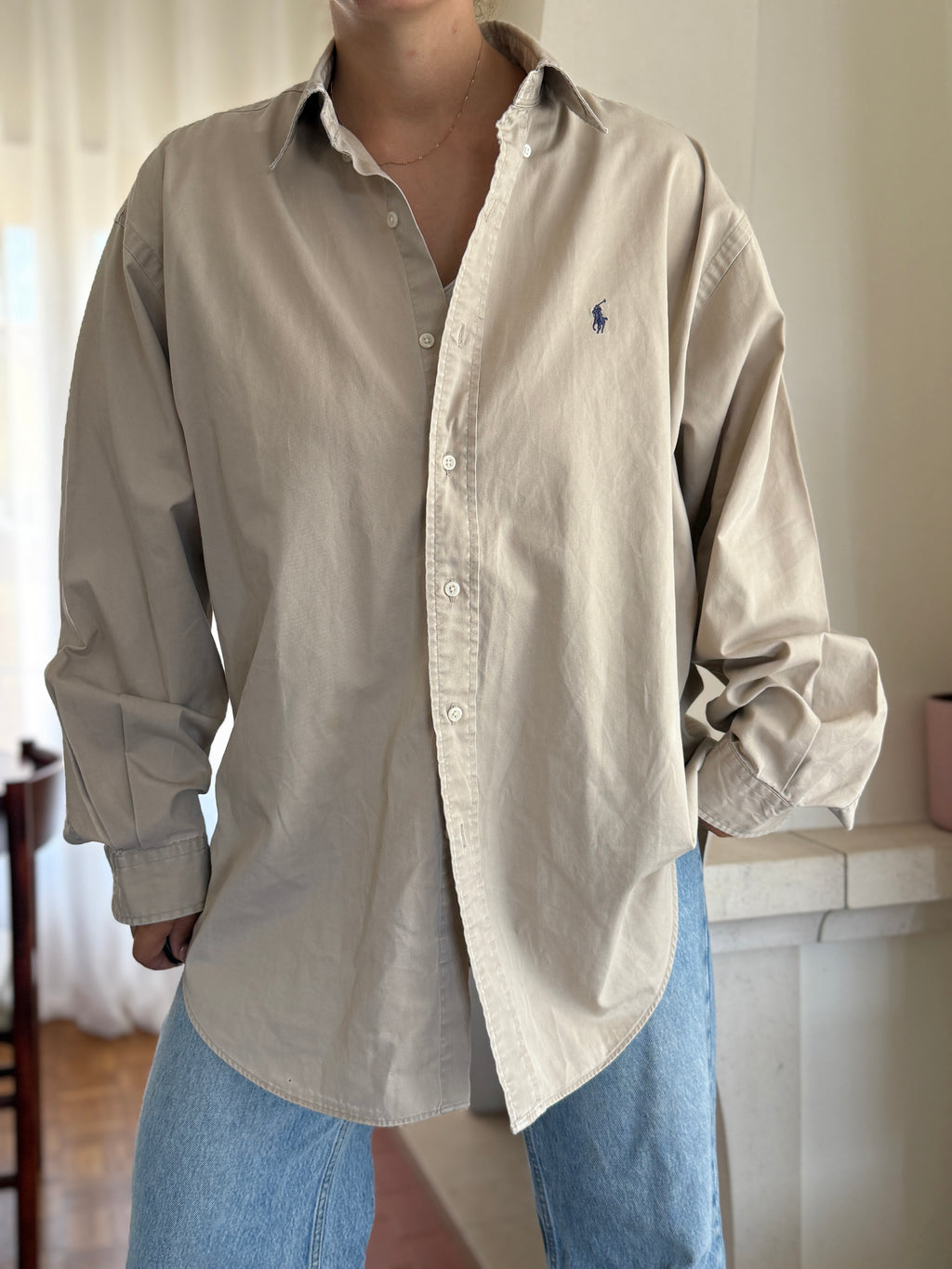 Camisa Ralph Lauren 100% Algodão - Tamanho L