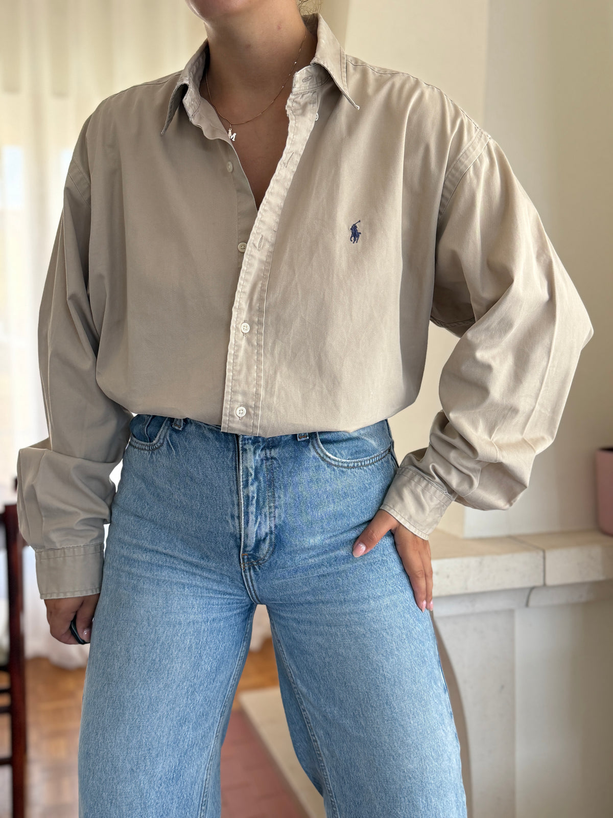 Camisa Ralph Lauren 100% Algodão - Tamanho L