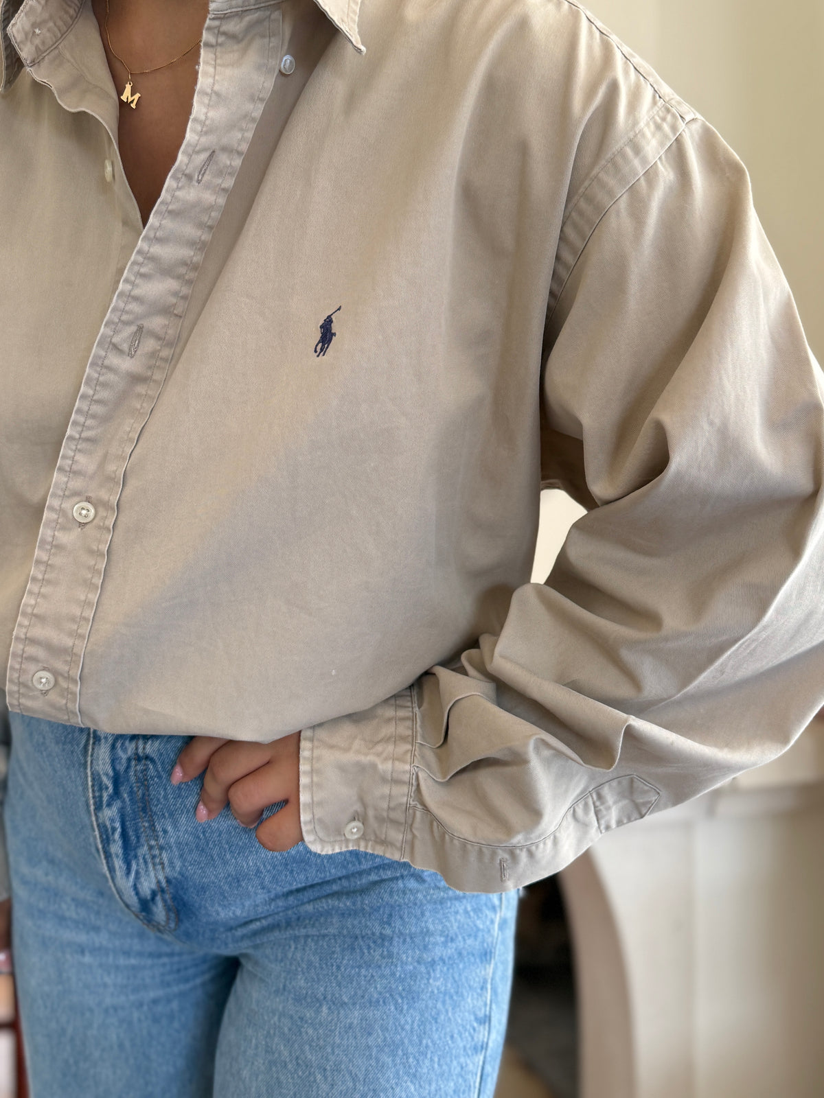 Camisa Ralph Lauren 100% Algodão - Tamanho L