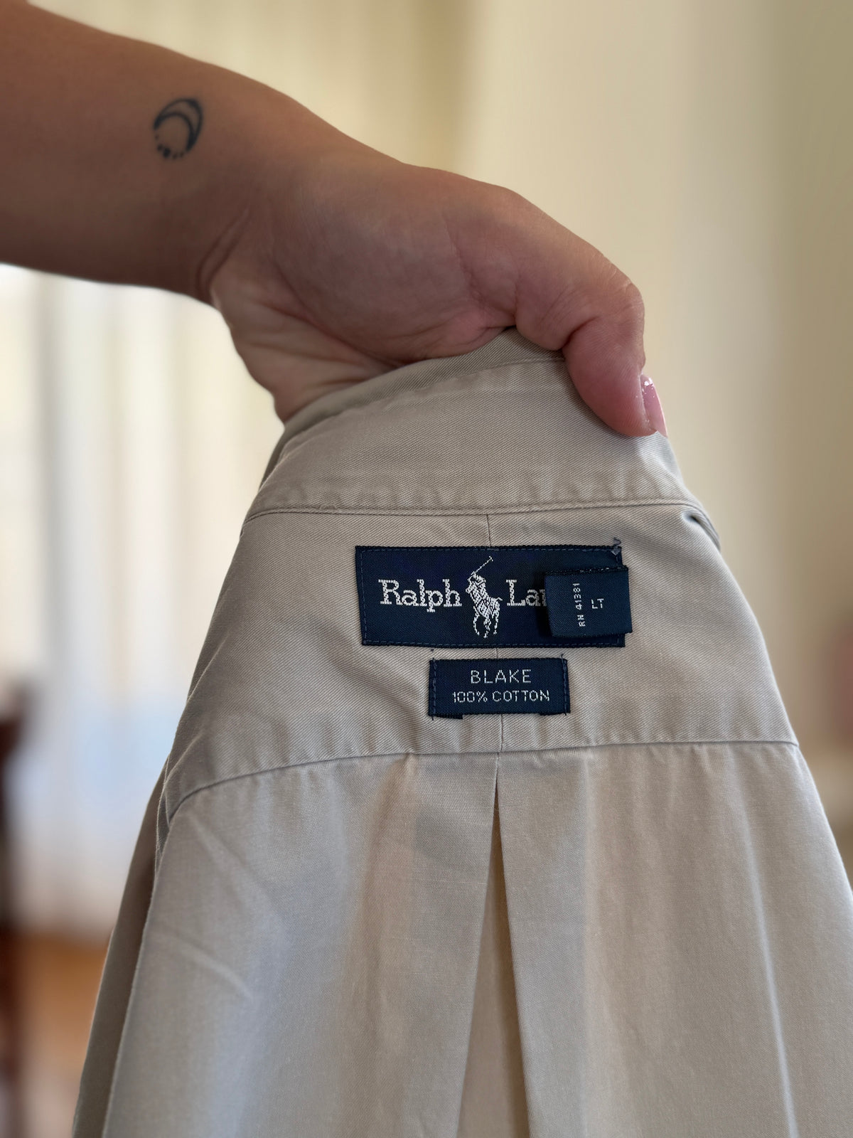 Camisa Ralph Lauren 100% Algodão - Tamanho L