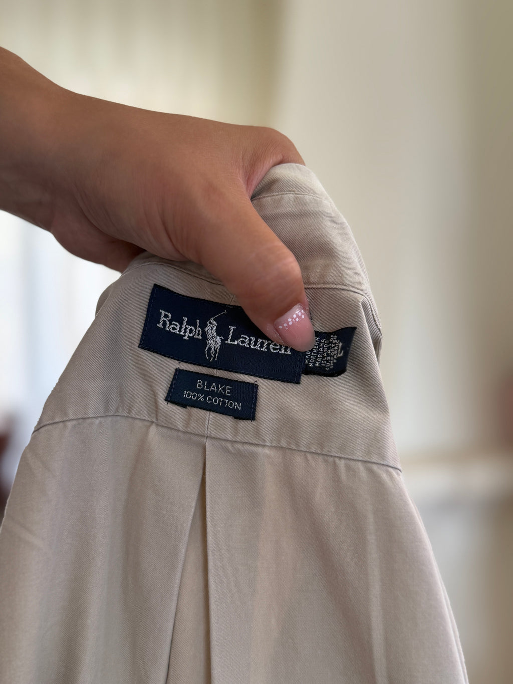 Camisa Ralph Lauren 100% Algodão - Tamanho L