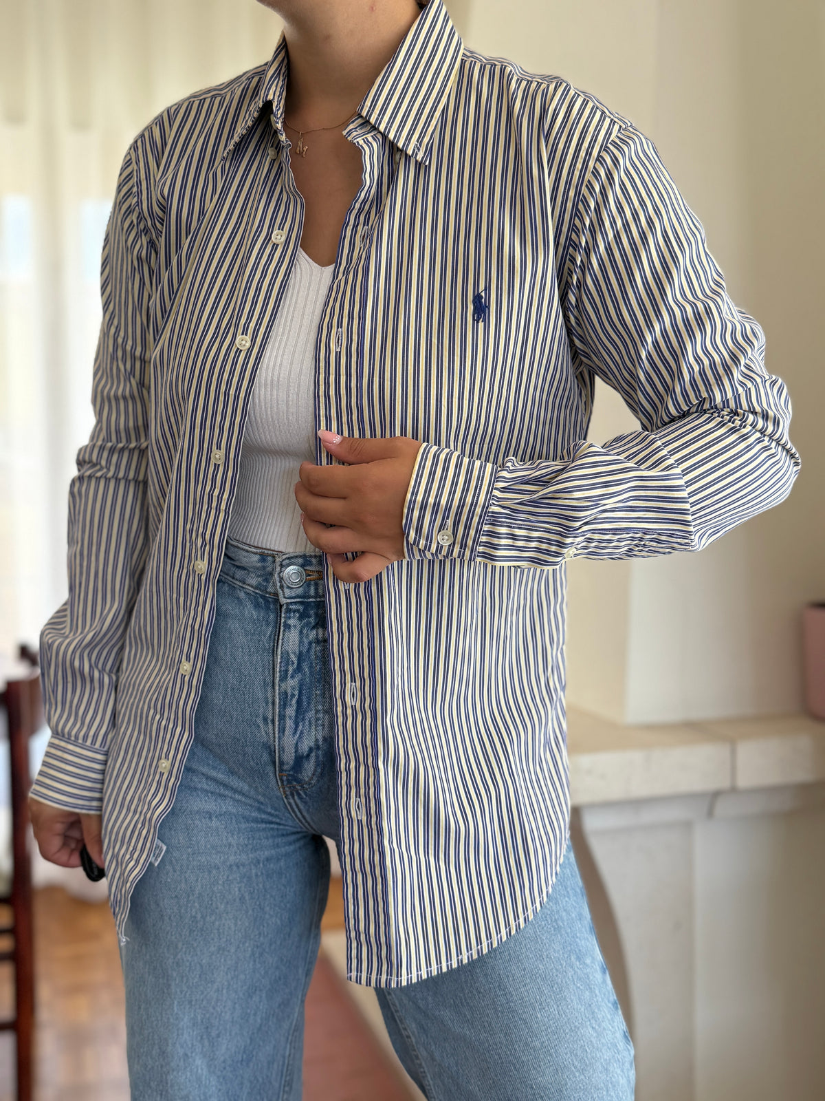 Camisa Ralph Lauren 100% Algodão - Tamanho M