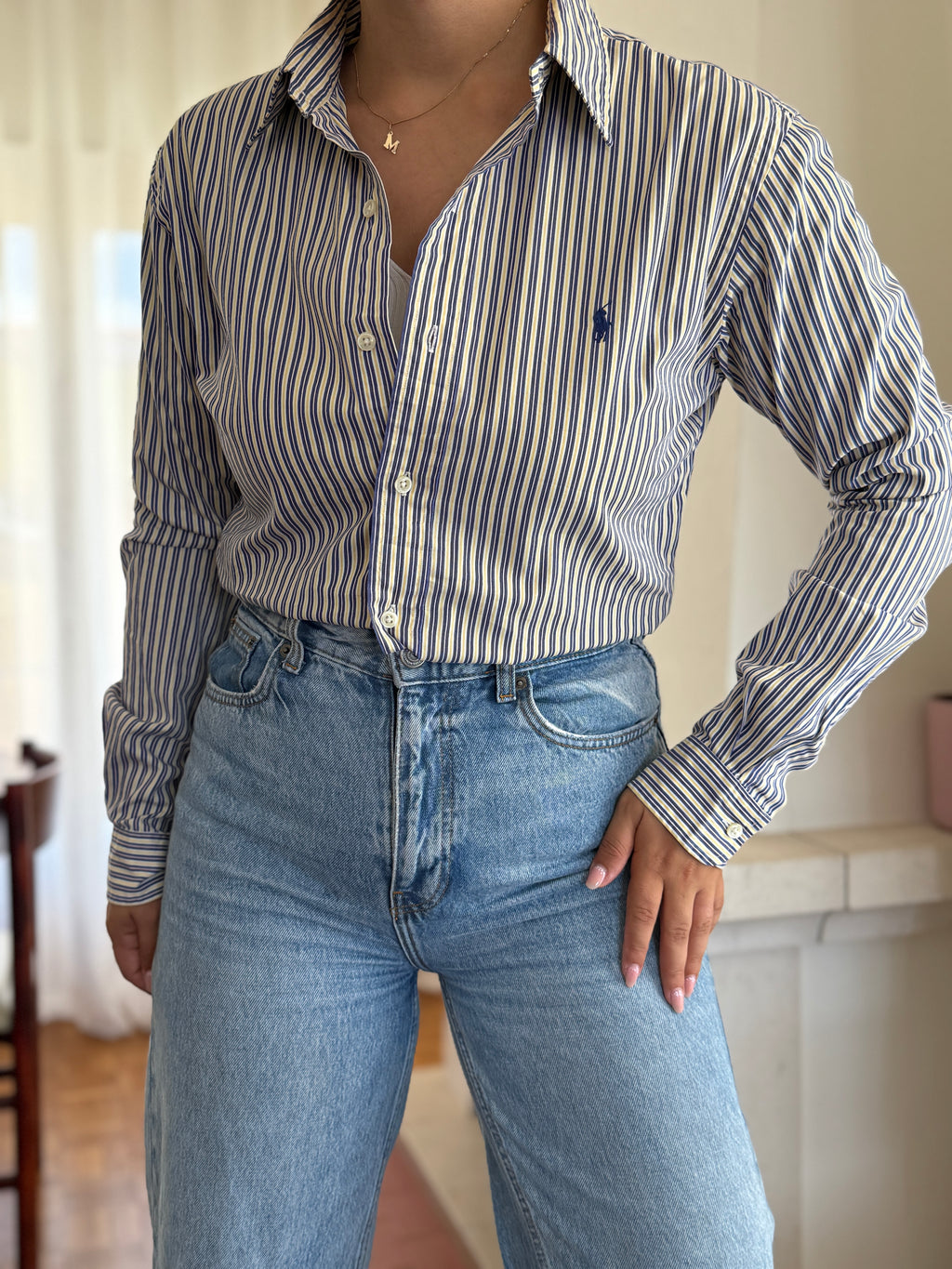Camisa Ralph Lauren 100% Algodão - Tamanho M