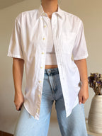 Camisa Polo Ralph Lauren White Essential