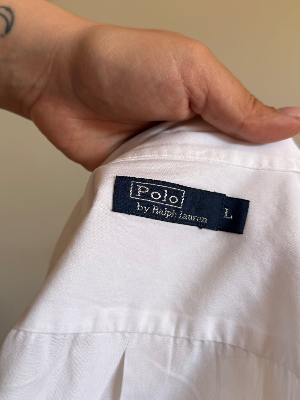 Camisa Polo Ralph Lauren White Essential