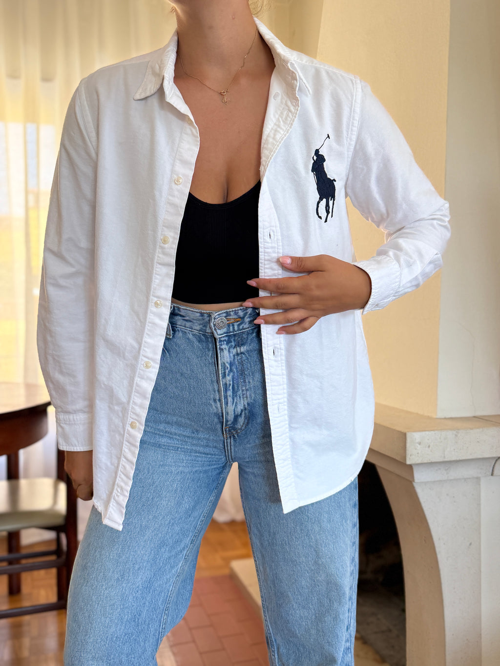 Camisa Ralph Lauren 100% Algodão - Tamanho M