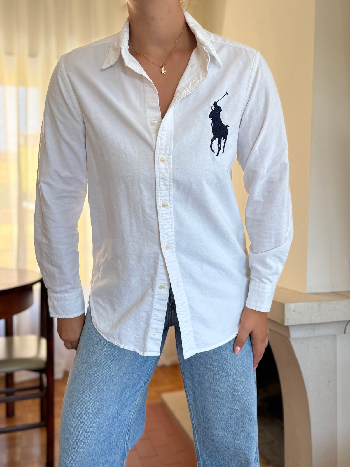 Camisa Ralph Lauren 100% Algodão - Tamanho M