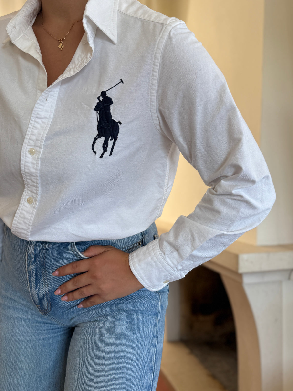 Camisa Ralph Lauren 100% Algodão - Tamanho M