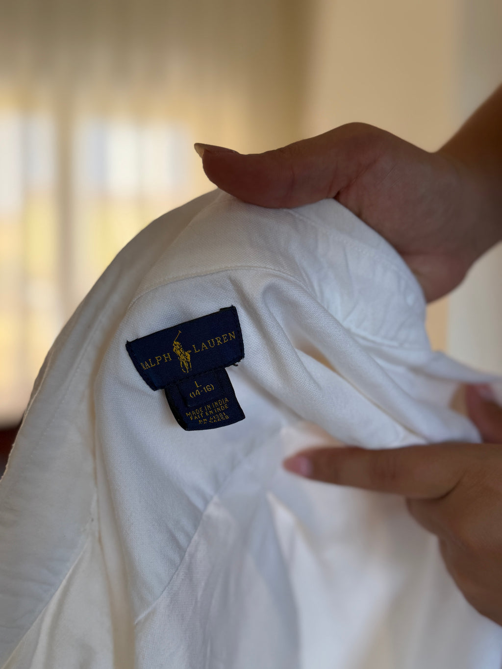 Camisa Ralph Lauren 100% Algodão - Tamanho M