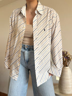 Camisa Polo Ralph Lauren Diagonal Multi-Stripe – Vintage Curated