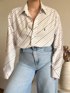 Camisa Polo Ralph Lauren Diagonal Multi-Stripe – Vintage Curated