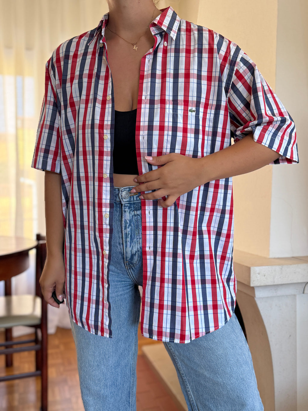 Camisa Lacoste 100% Algodão