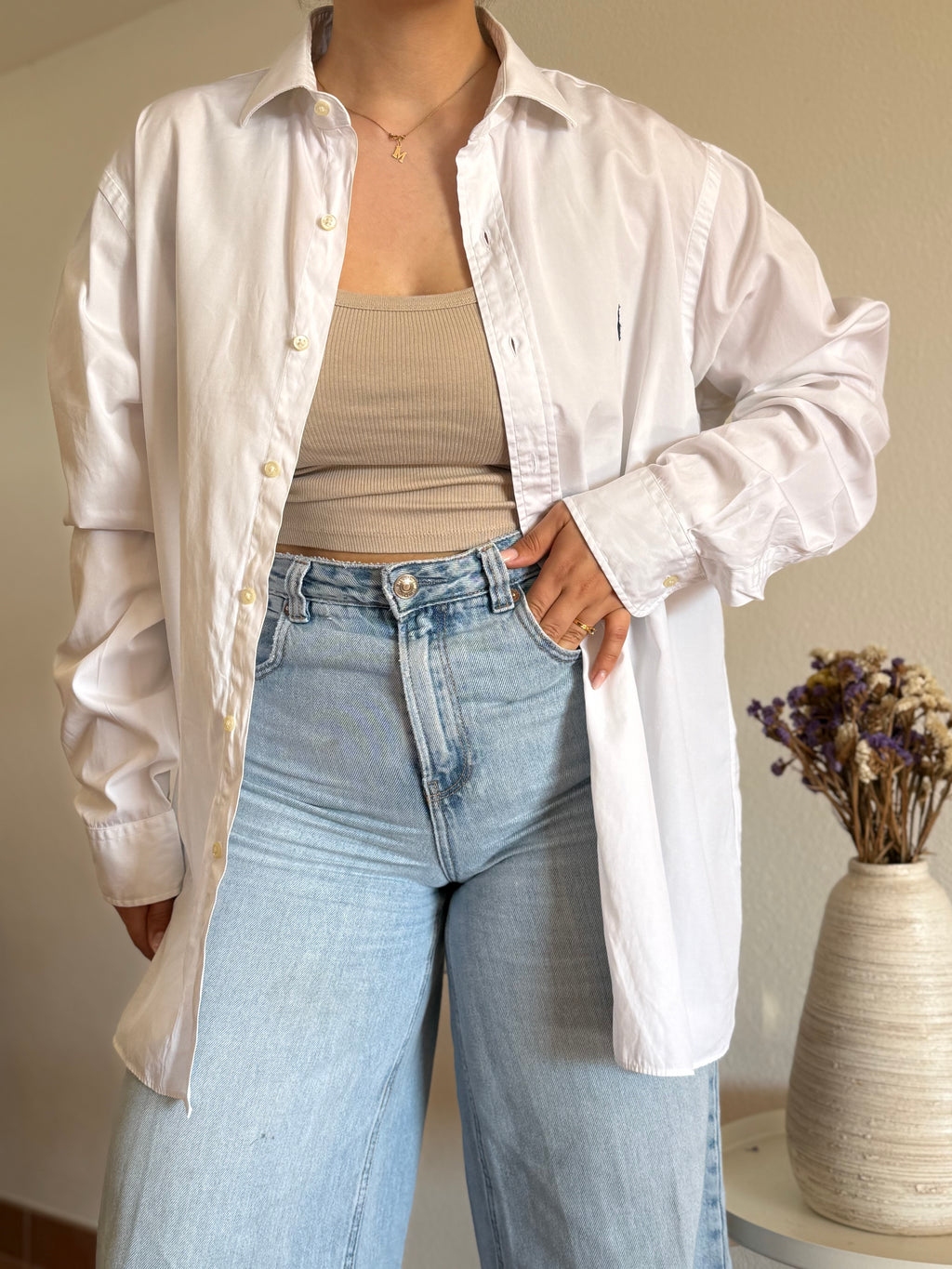 Camisa Polo Ralph Lauren White – Vintage Essential