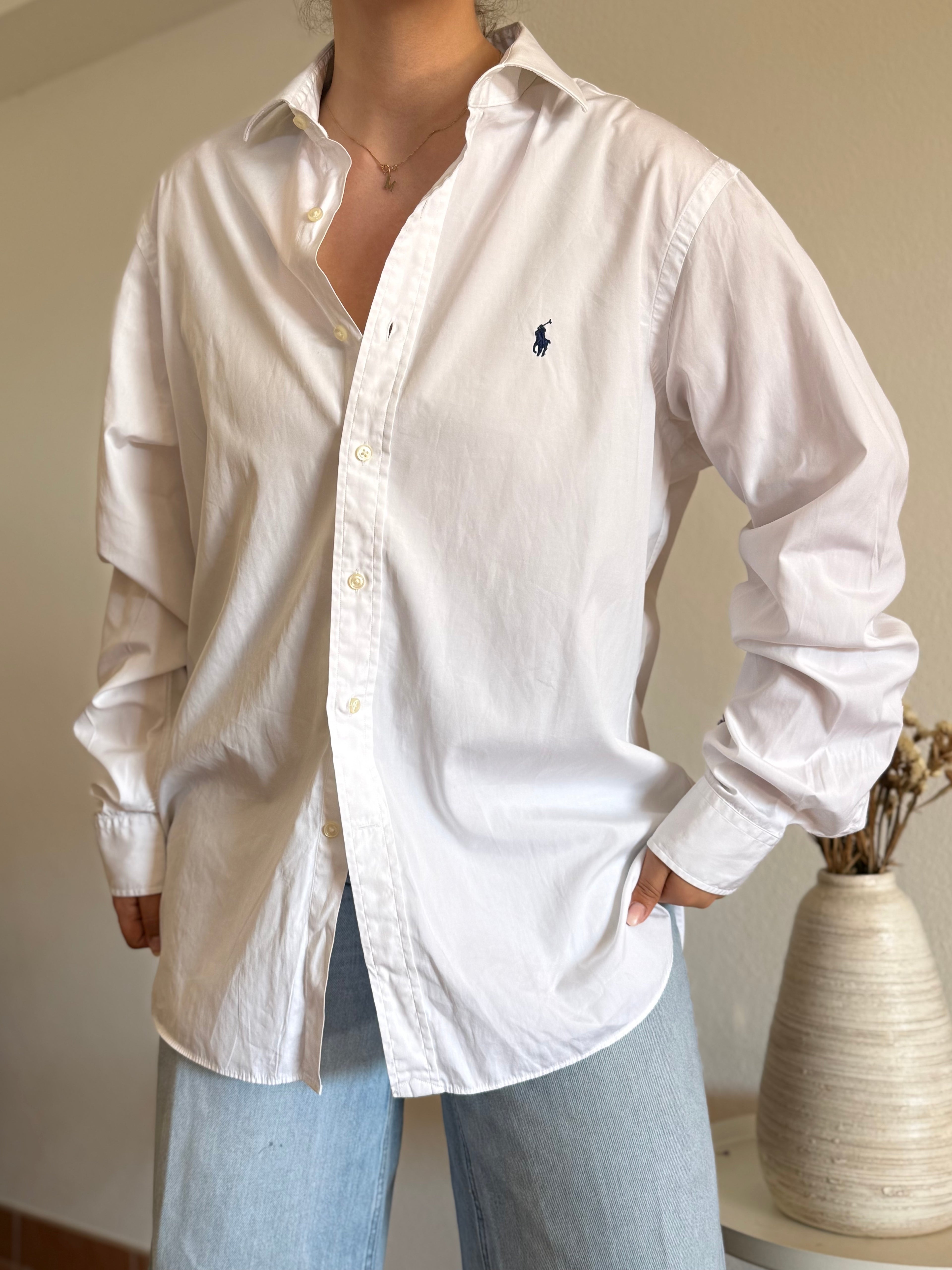 Camisa Polo Ralph Lauren White – Vintage Essential