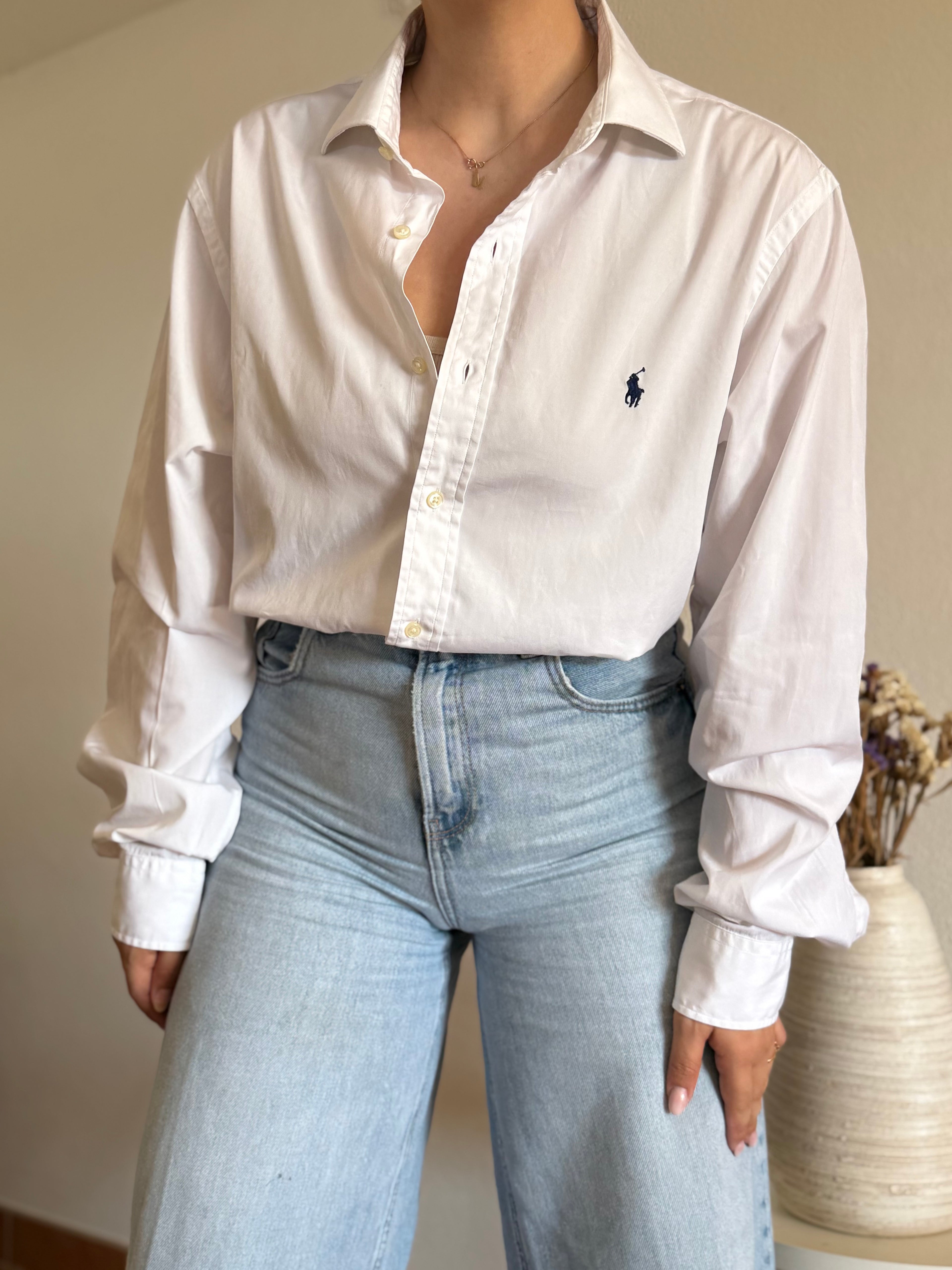 Camisa Polo Ralph Lauren White – Vintage Essential