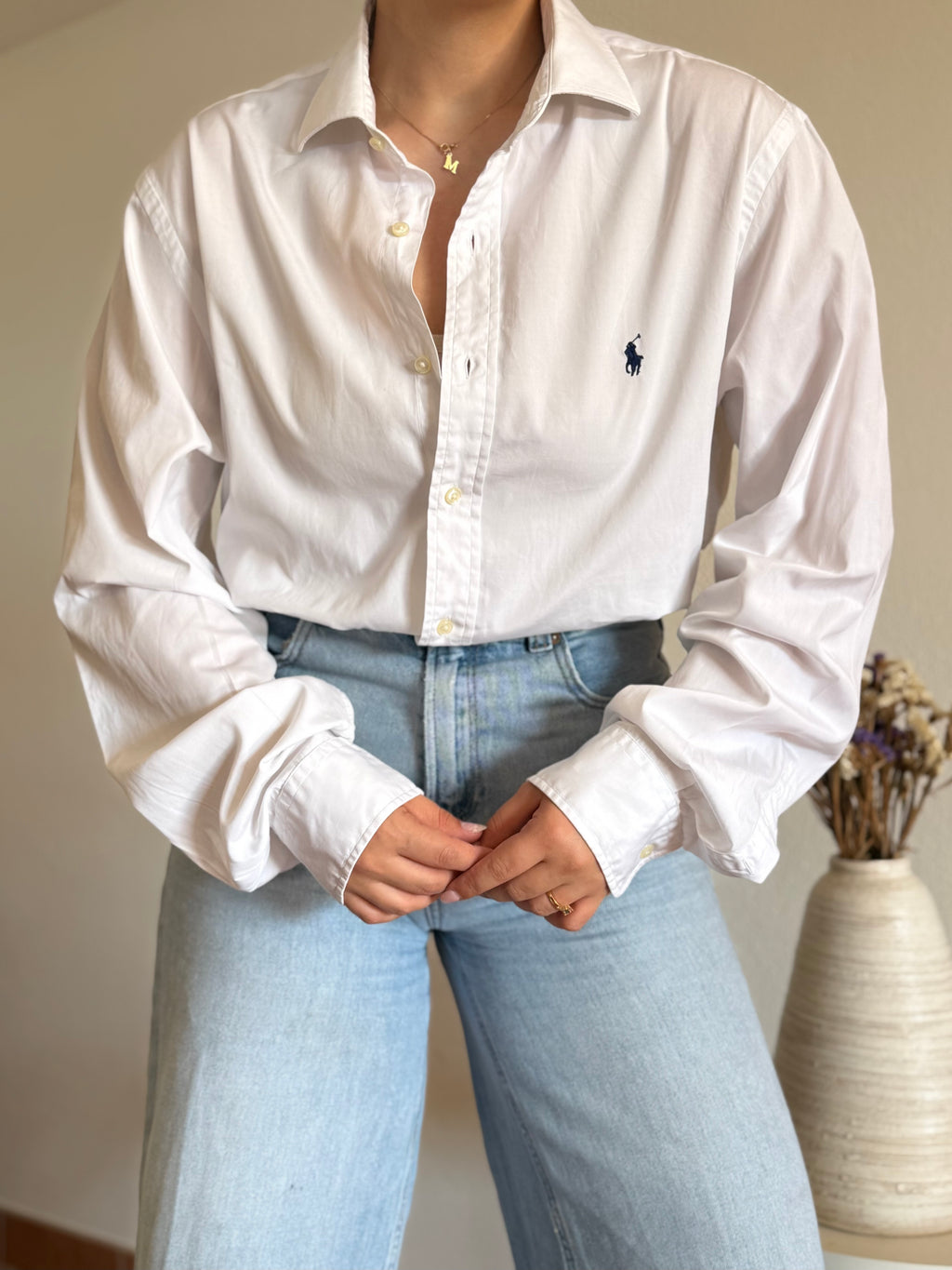 Camisa Polo Ralph Lauren White – Vintage Essential