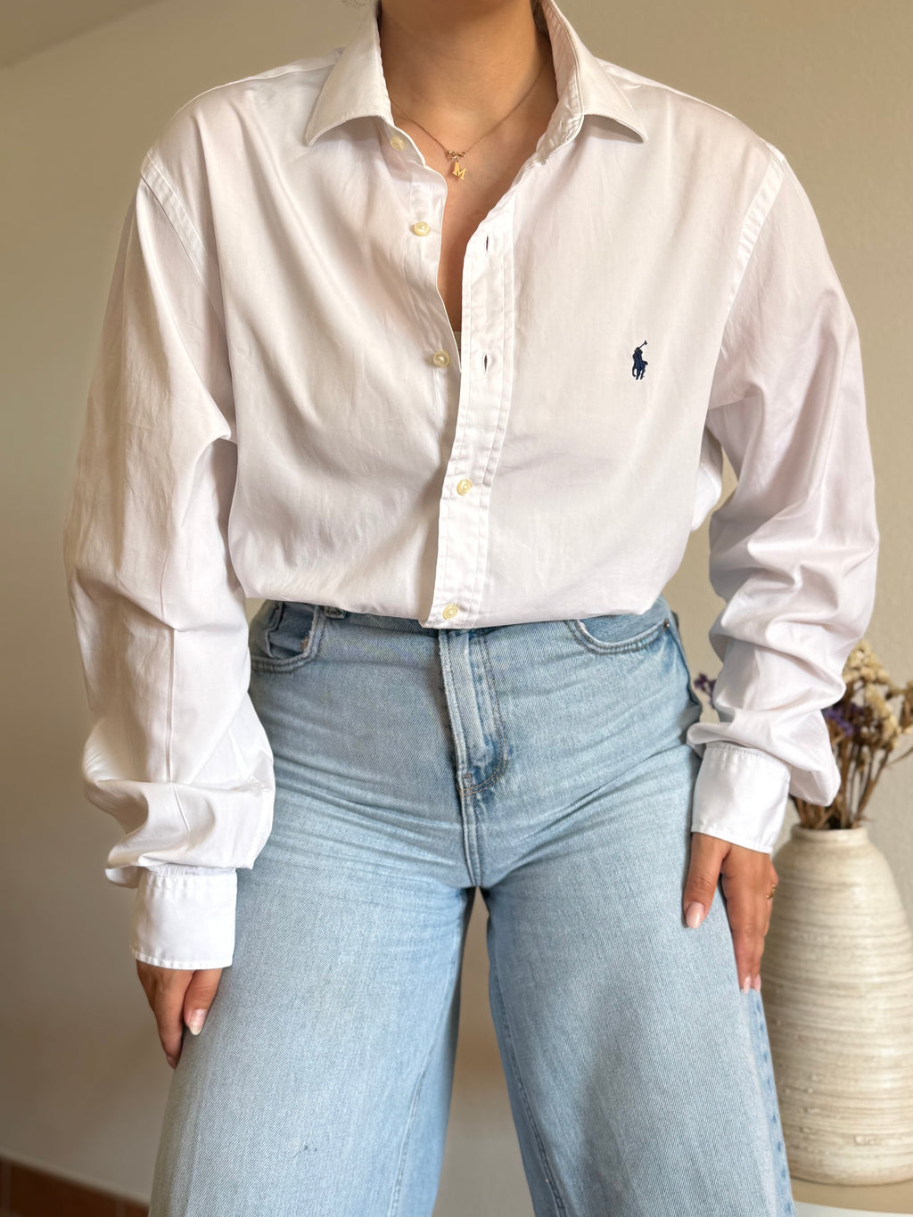 Camisa Polo Ralph Lauren White – Vintage Essential